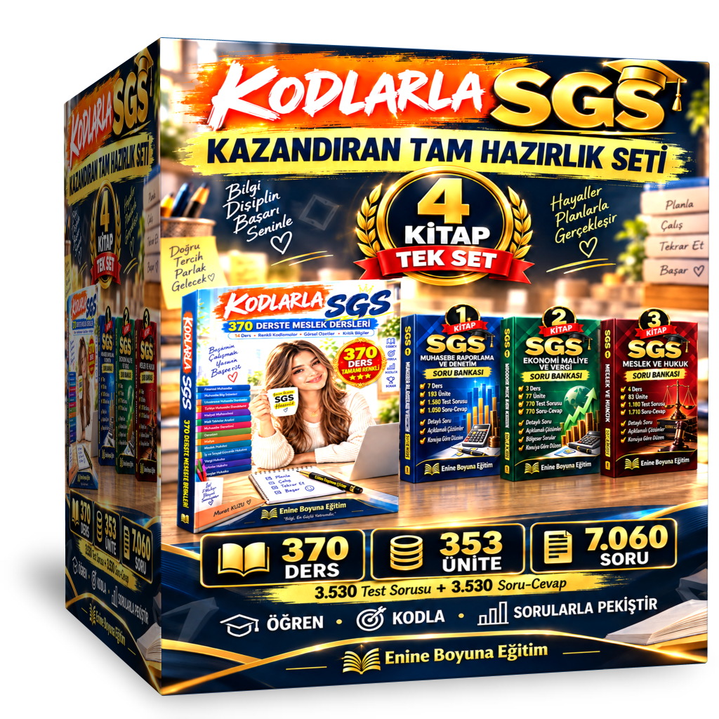 Kodlarla SGS Kazandıran Tam Hazırlık Seti
