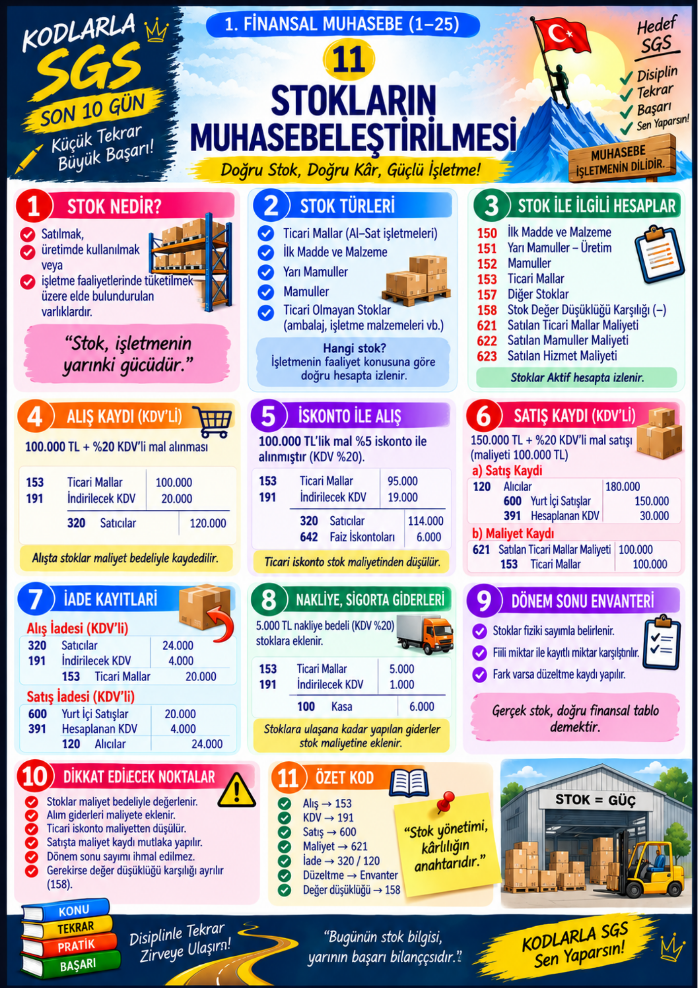 KODLARLA SGS SON 10 GÜN – 120 HIZLI TEKRAR