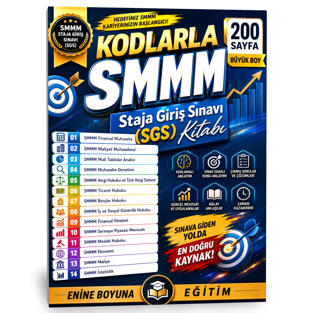 Kodlarla SMMM Staja Giriş Sınavı (SGS) Kitabı