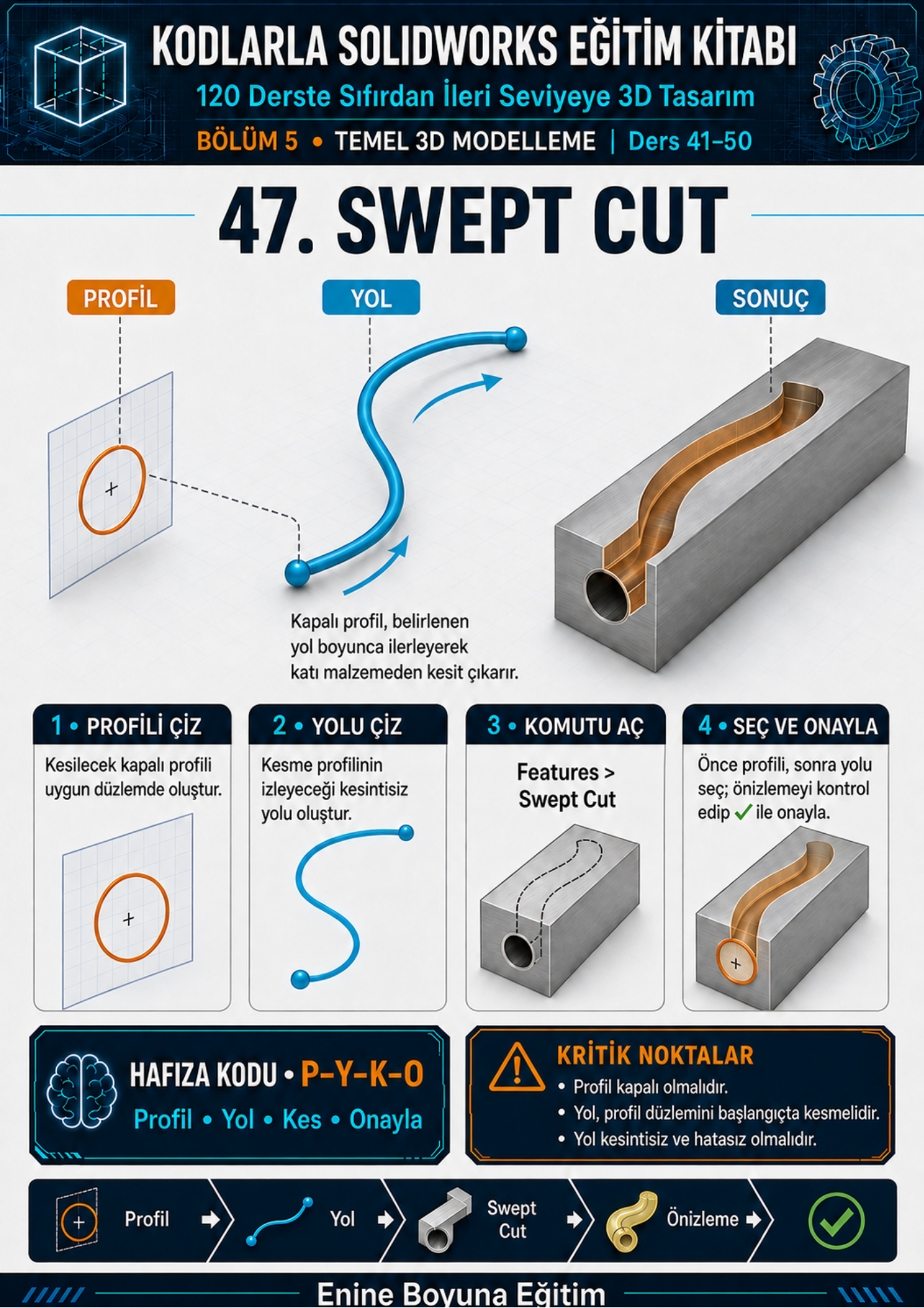 KODLARLA SOLIDWORKS EĞİTİM KİTABI