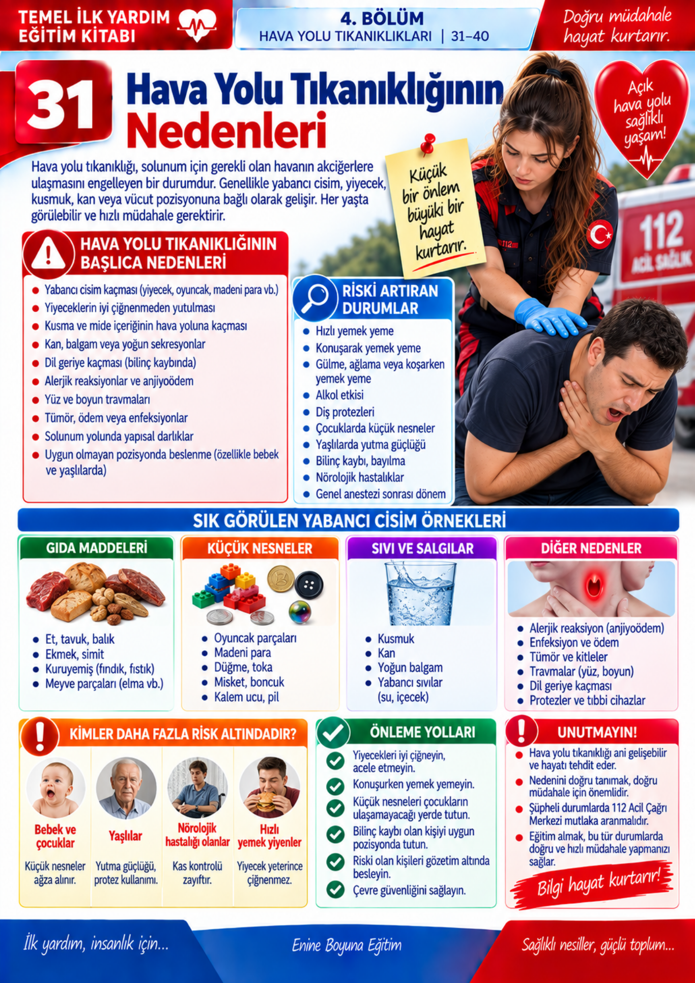 KODLARLA TEMEL İLK YARDIM EĞİTİM KİTABI