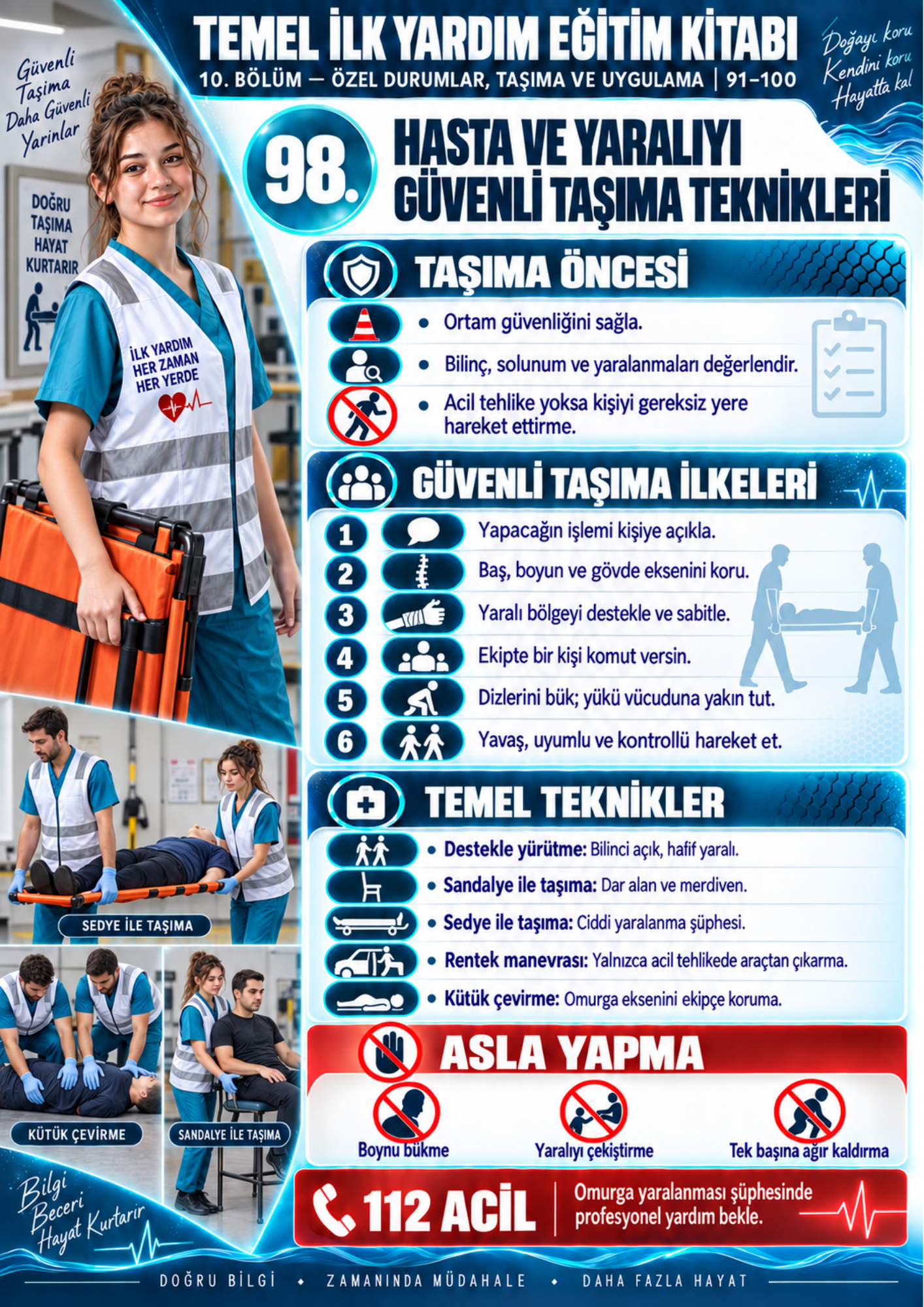KODLARLA TEMEL İLK YARDIM EĞİTİM KİTABI