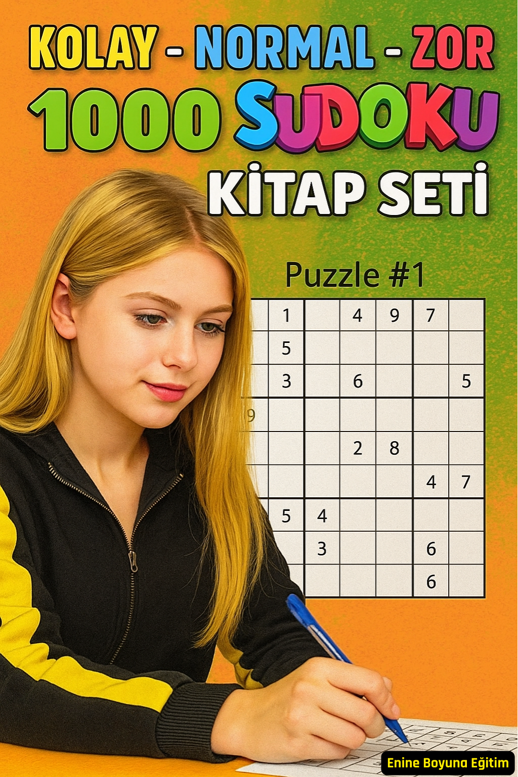 Kolaydan Zora 1000 Sudoku Kitap Seti (3 Spiralli Kitap)
