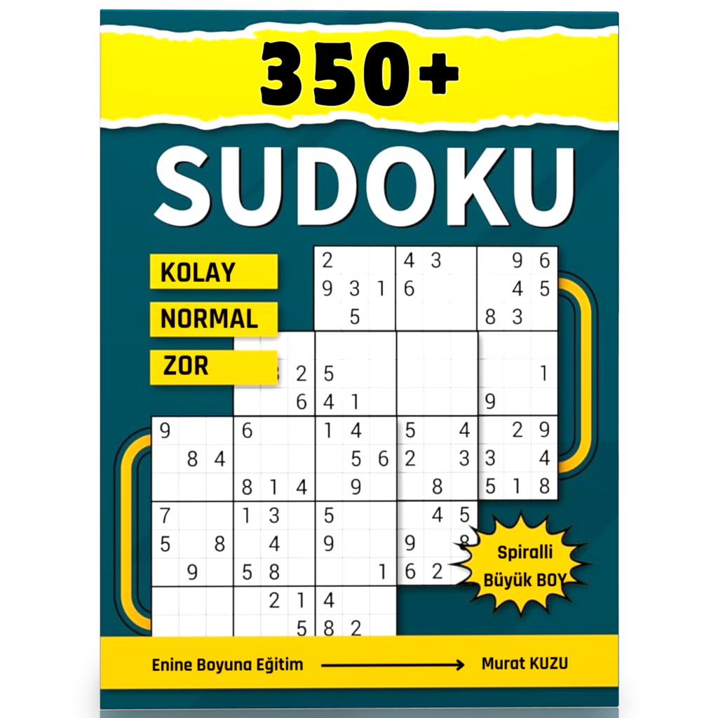Kolaydan Zora 352 Sudoku Büyük Boy Kitap