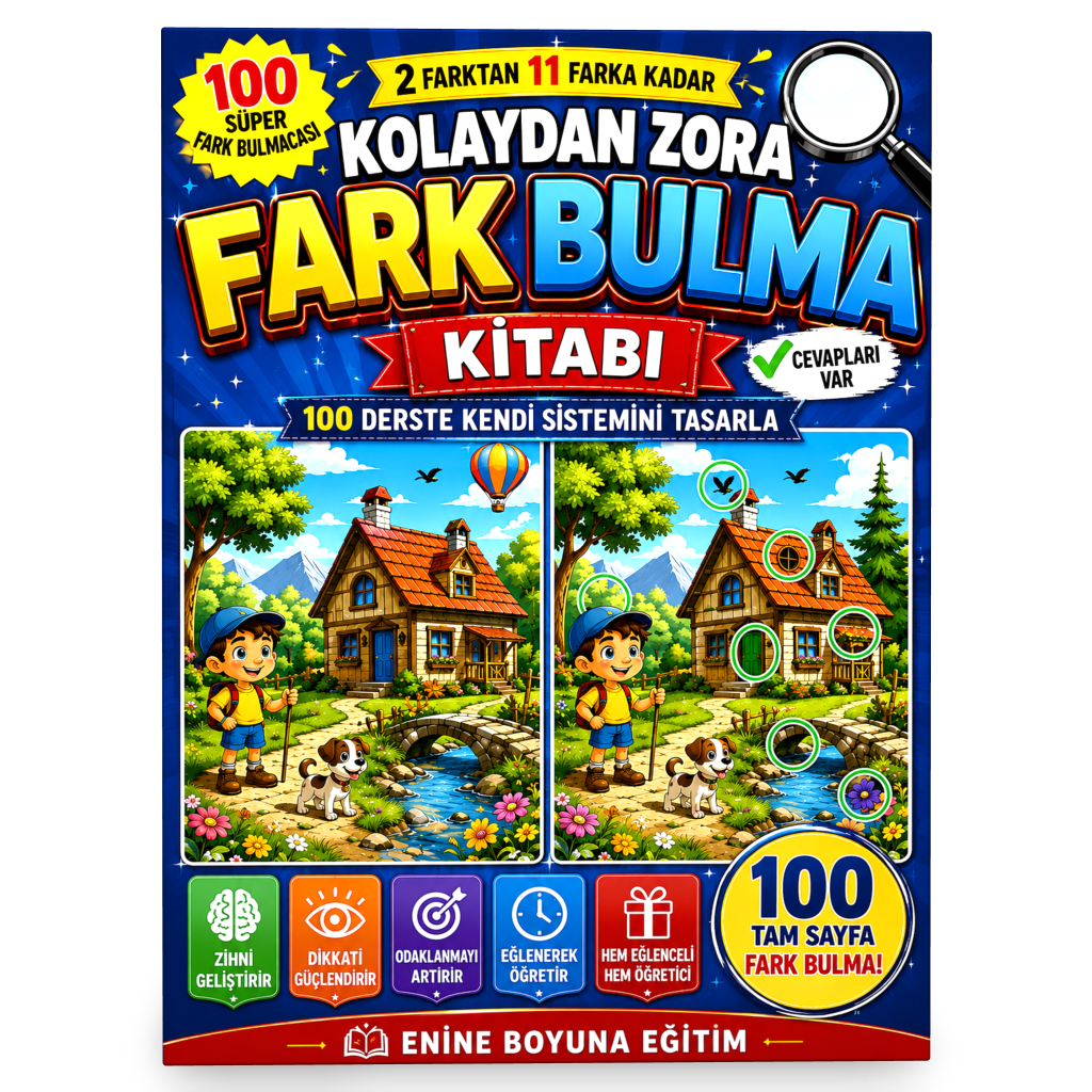 Kolaydan Zora Fark Bulma Kitabı