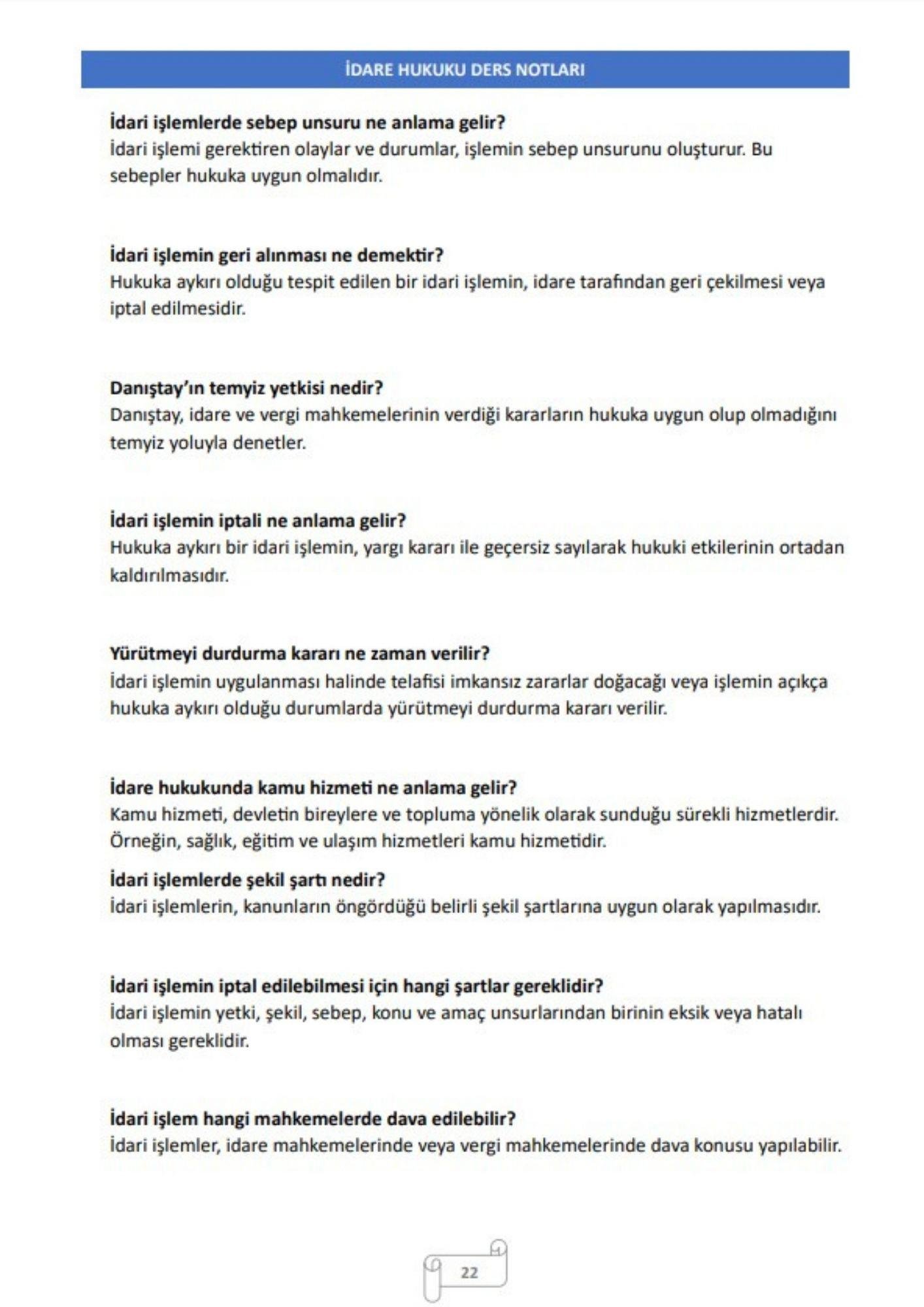 KPSS-A Grubu Hukuk Özel Ders NOTLARI 