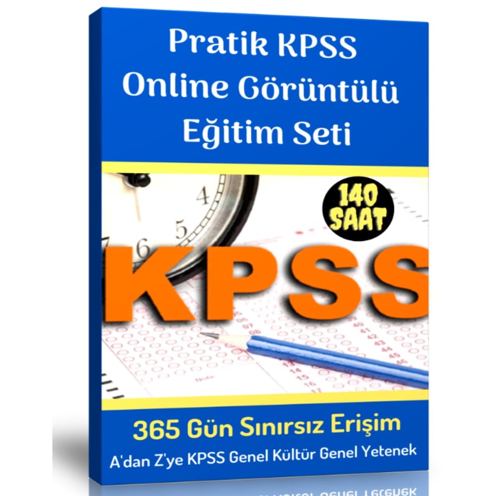 KPSS Genel Kültür Genel Yetenek Online Eğitim Seti