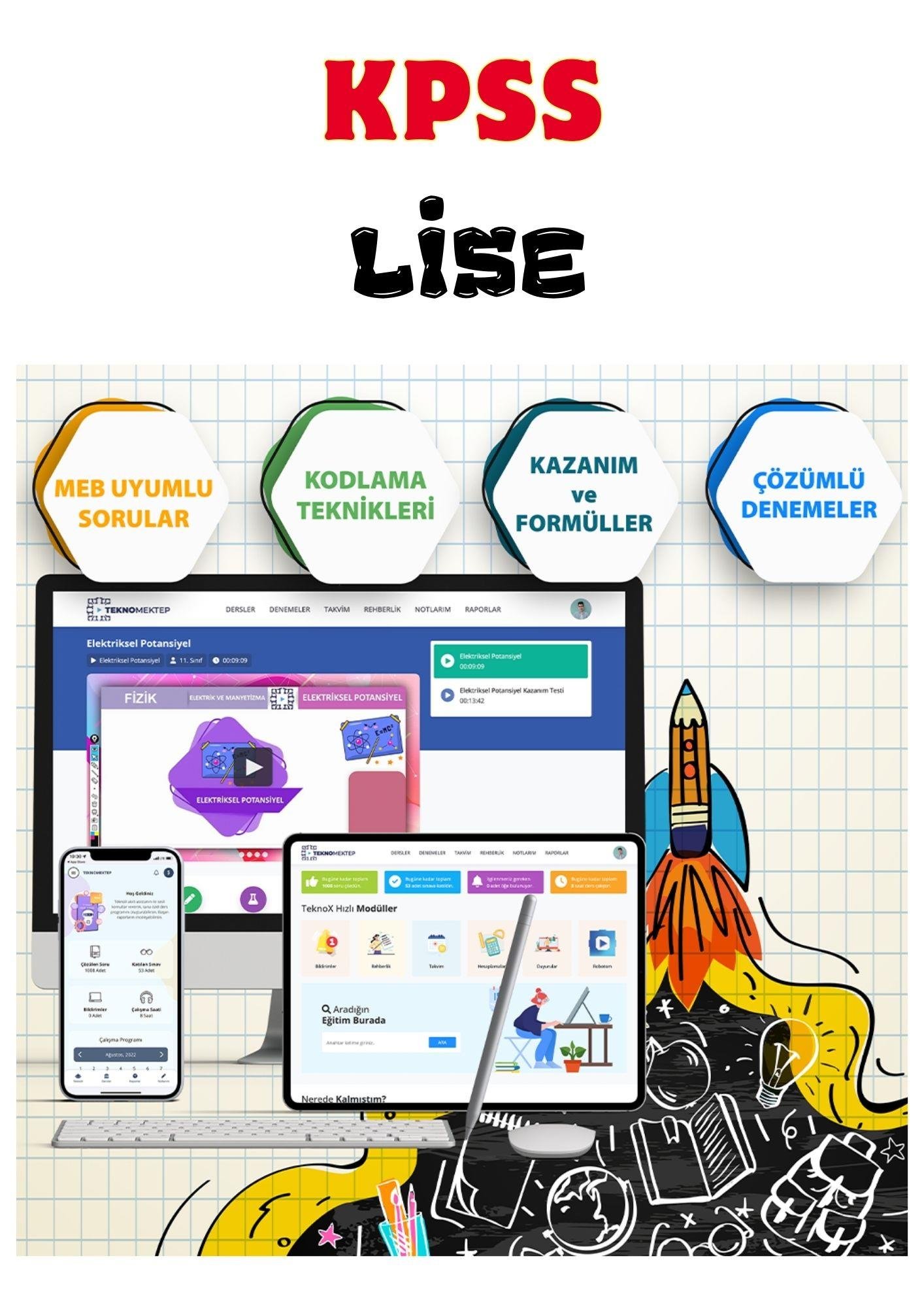 KPSS Lise Online Görüntülü Eğitim Seti