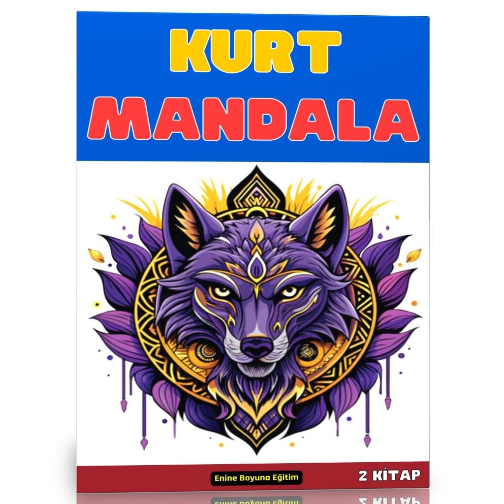 Kurt MANDALA Boyama Kitap Seti (2 Kitap)