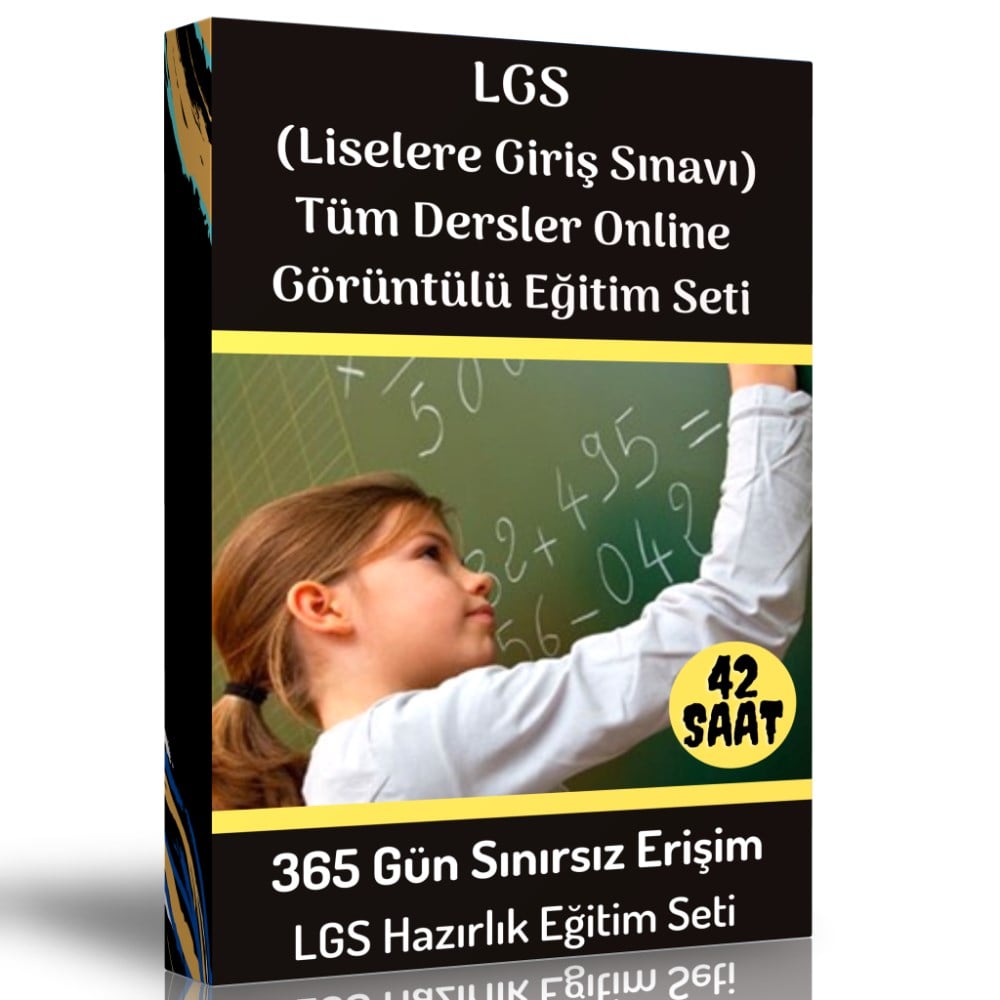 LGS (Liselere Giriş Sınavı) Tüm Dersler Online Görüntülü Eğitim Seti