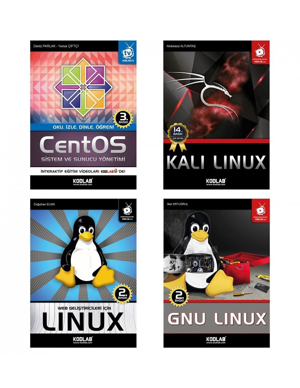 Linux Eğitim Seti (4 Süper Kitap)