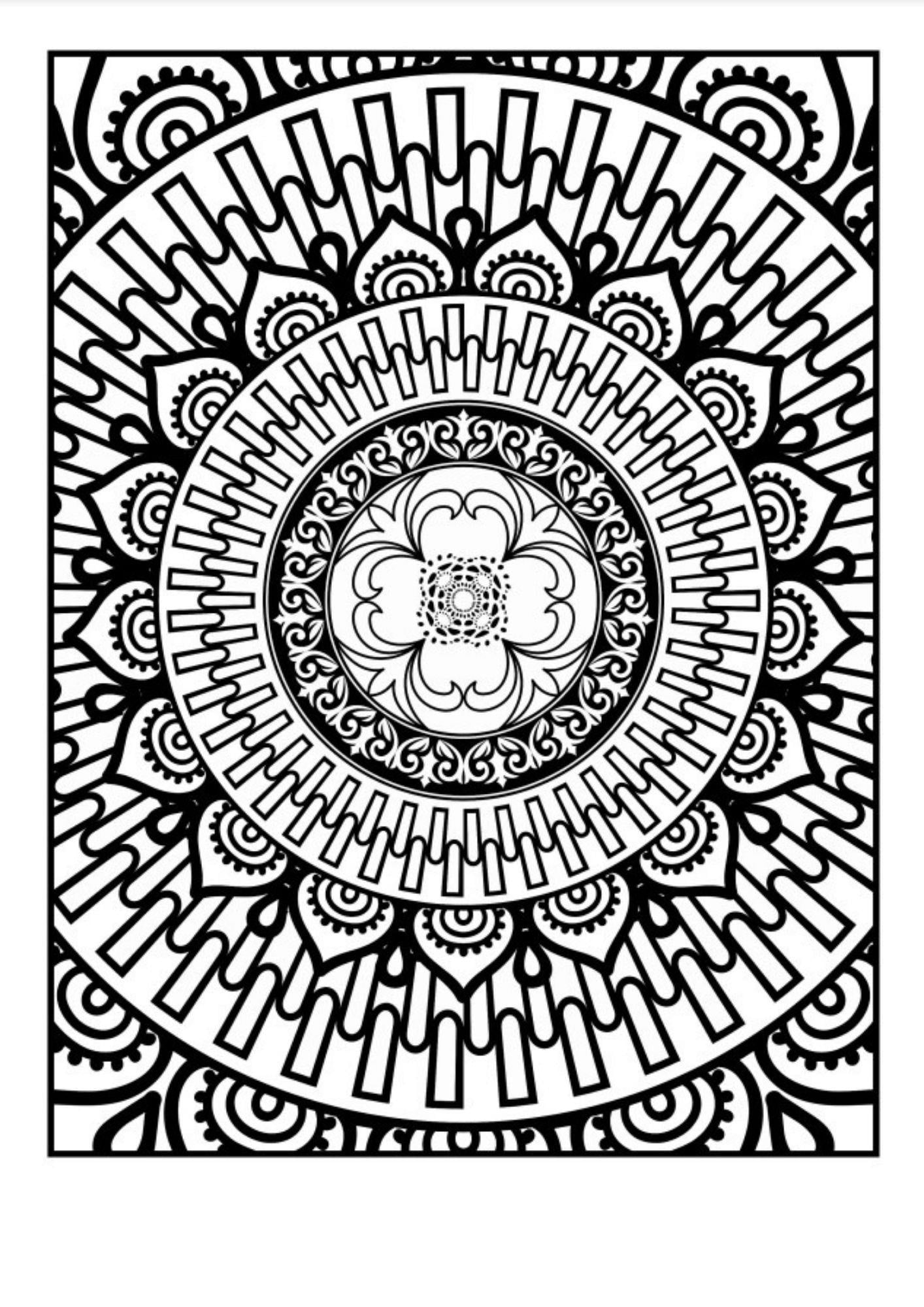 Mandala Boyama Eğitim Seti (4 Süper Kitap)