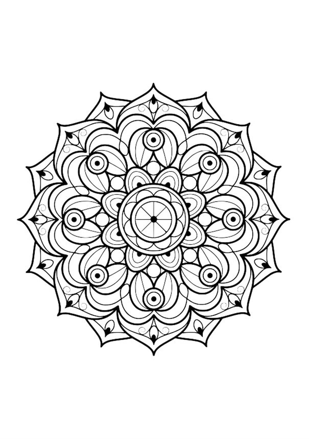 Mandala Boyama Seti-1
