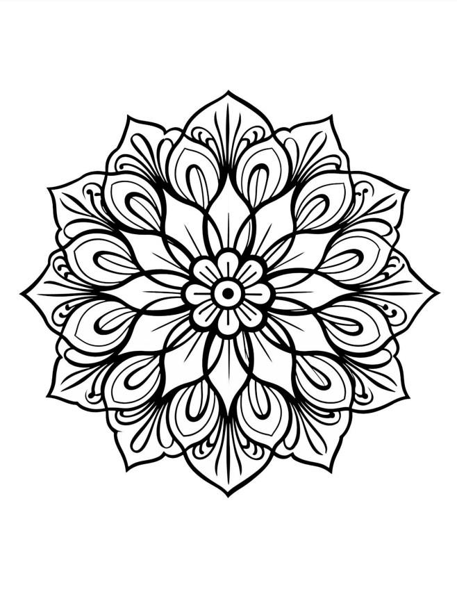 Mandala Terapi Seti (6 Kitap – 250 Mandala)