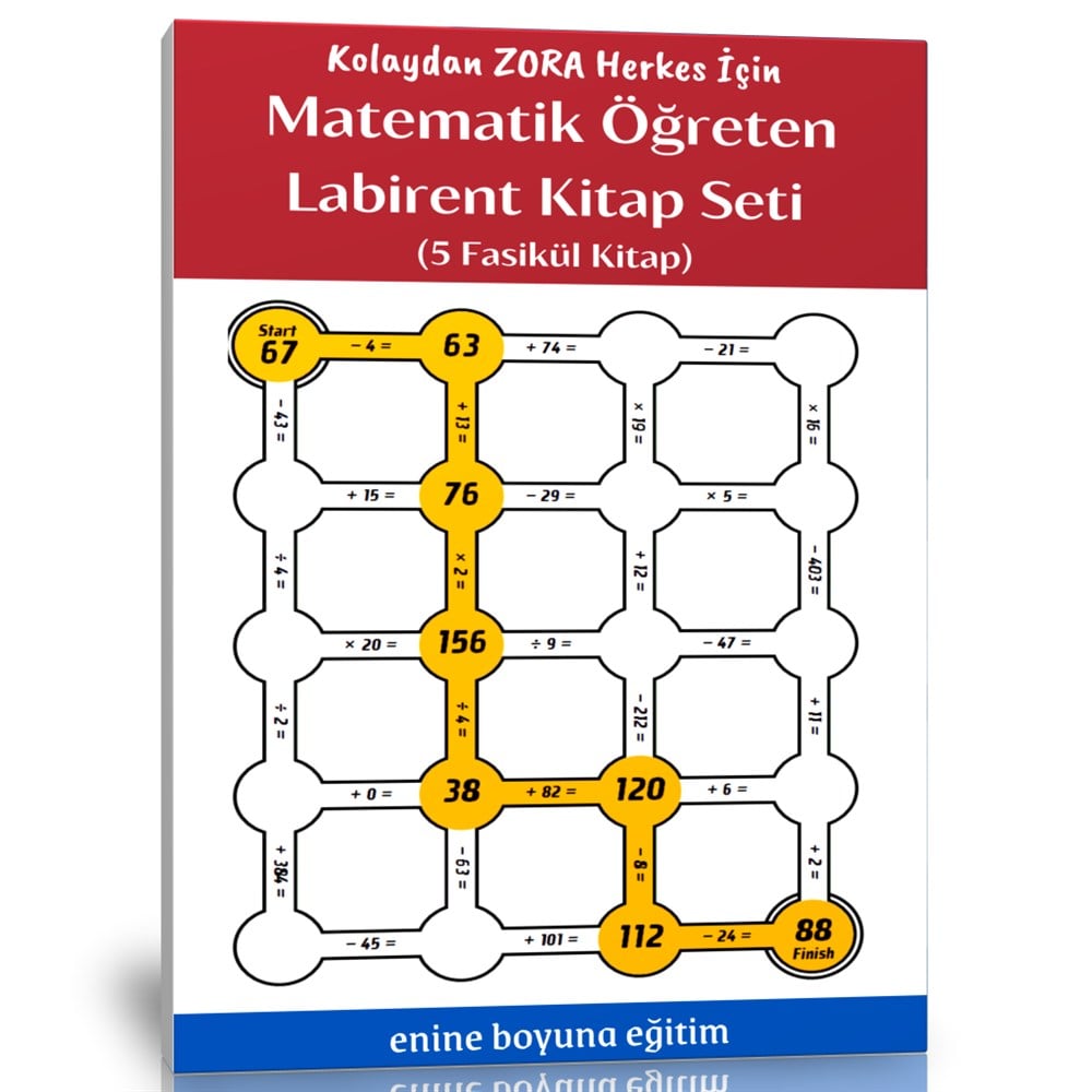 Matematik Öğreten Labirent Kitap Seti (5 Fasikül Kitap)