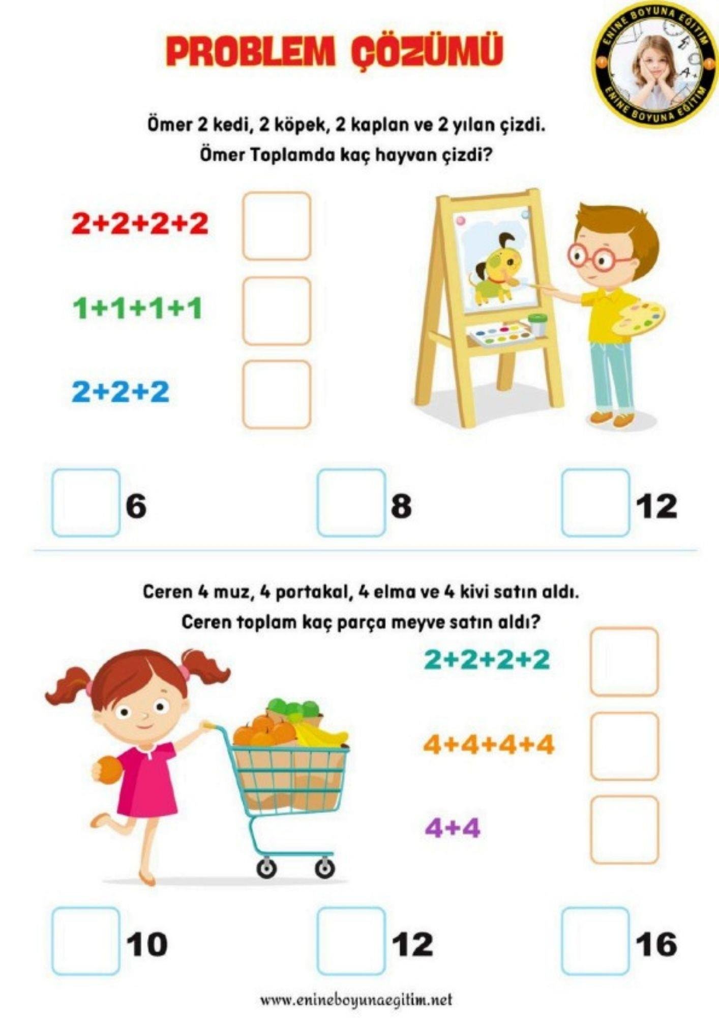 Matematik Yardımcı Kitabı (1,2 ve 3. Sınıflar İçin)