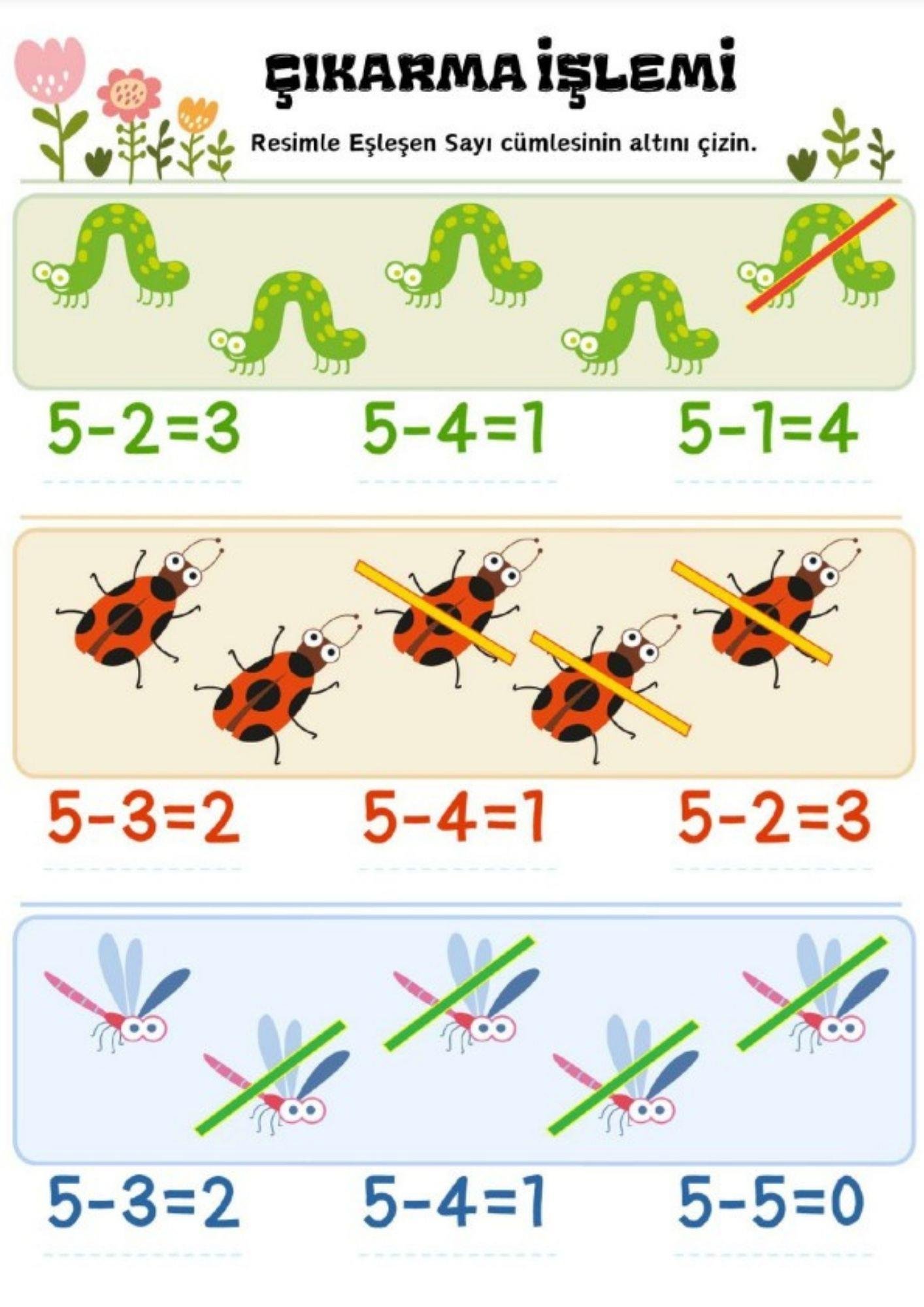 Okul Öncesi Eğlenceli Matematik YAZ-SİL Kitabı