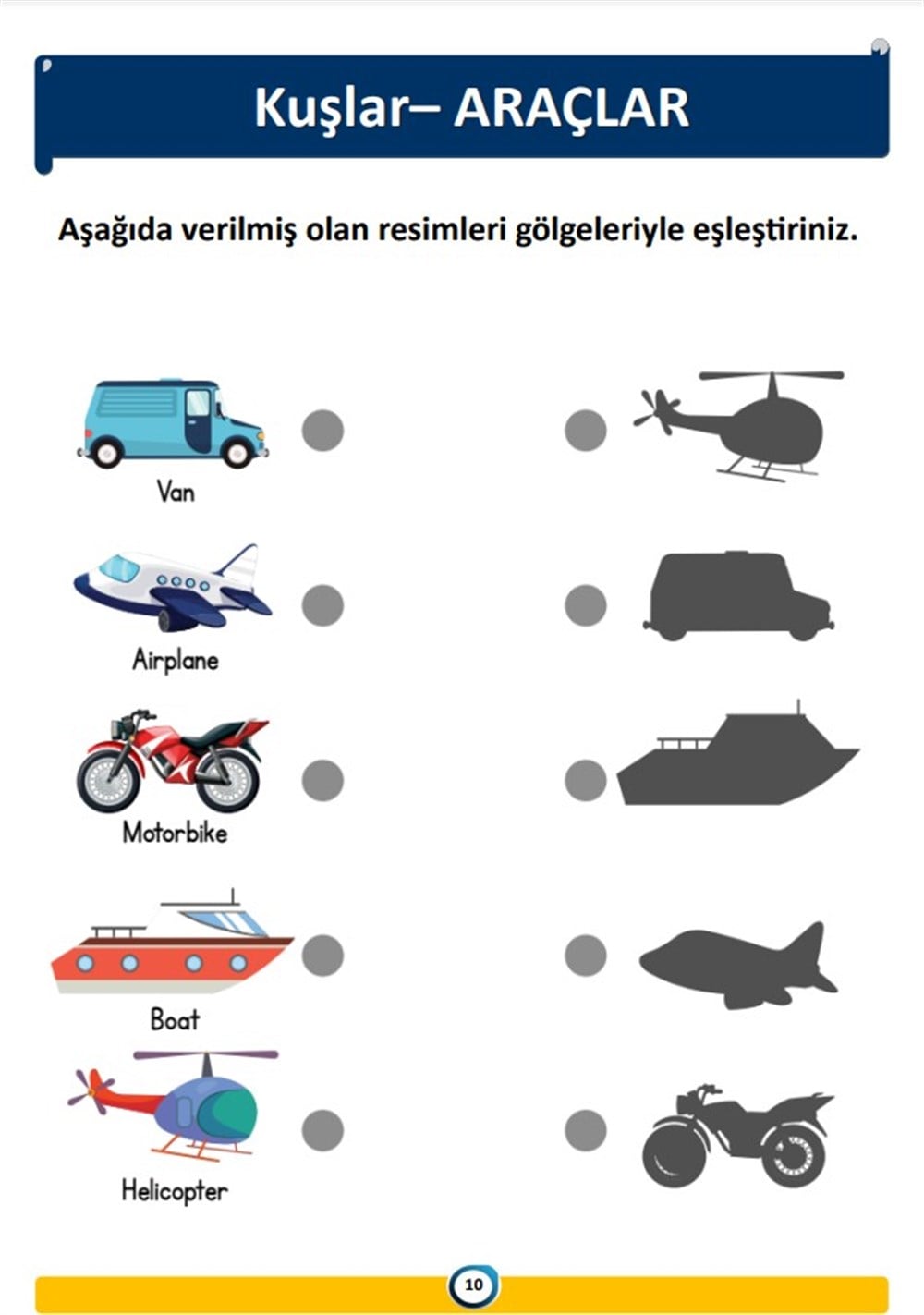Okul Öncesi Gölge Eşleştirme YAZ-SİL Kitabı (Yaz Sil Kalem İlaveli)