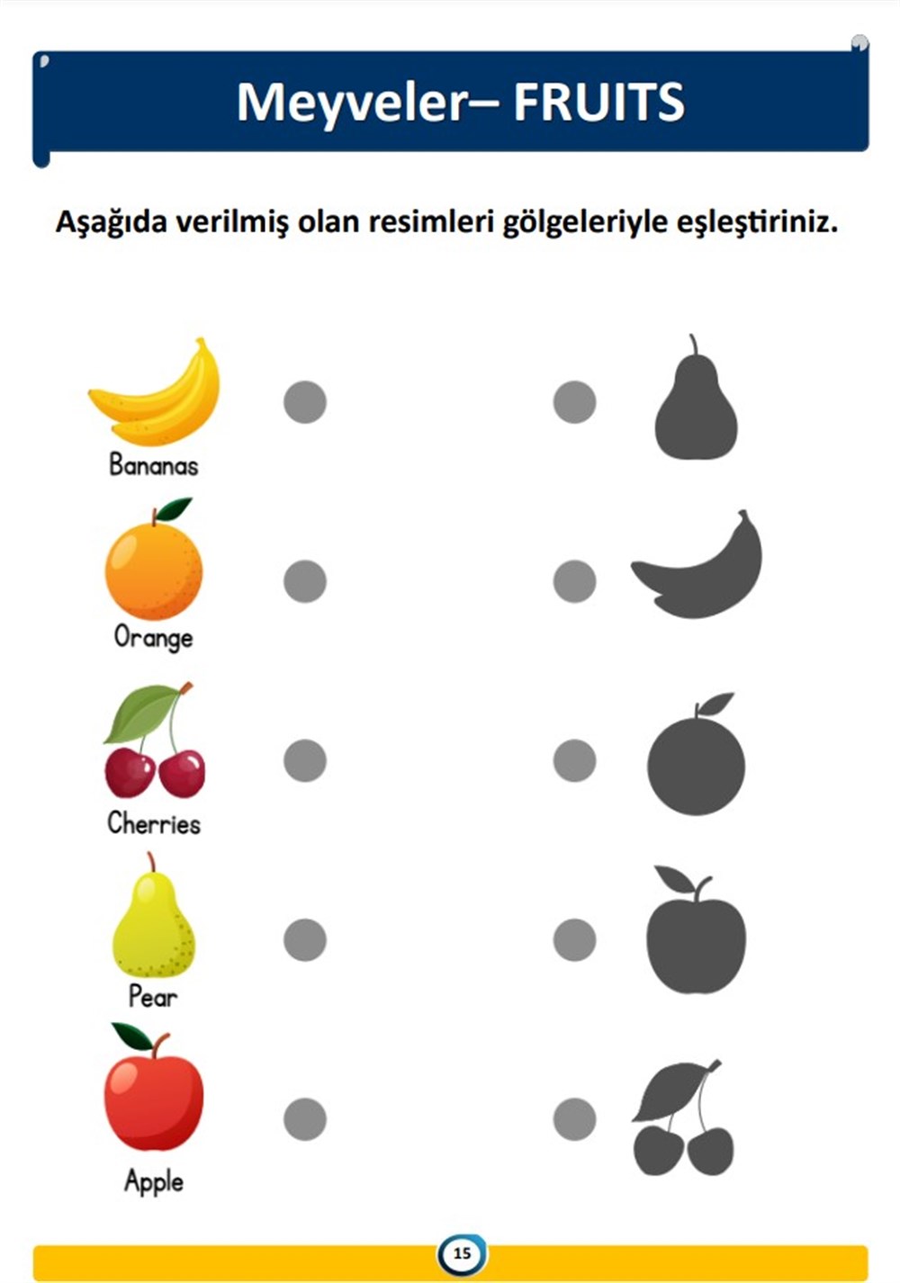 Okul Öncesi Gölge Eşleştirme YAZ-SİL Kitabı (Yaz Sil Kalem İlaveli)