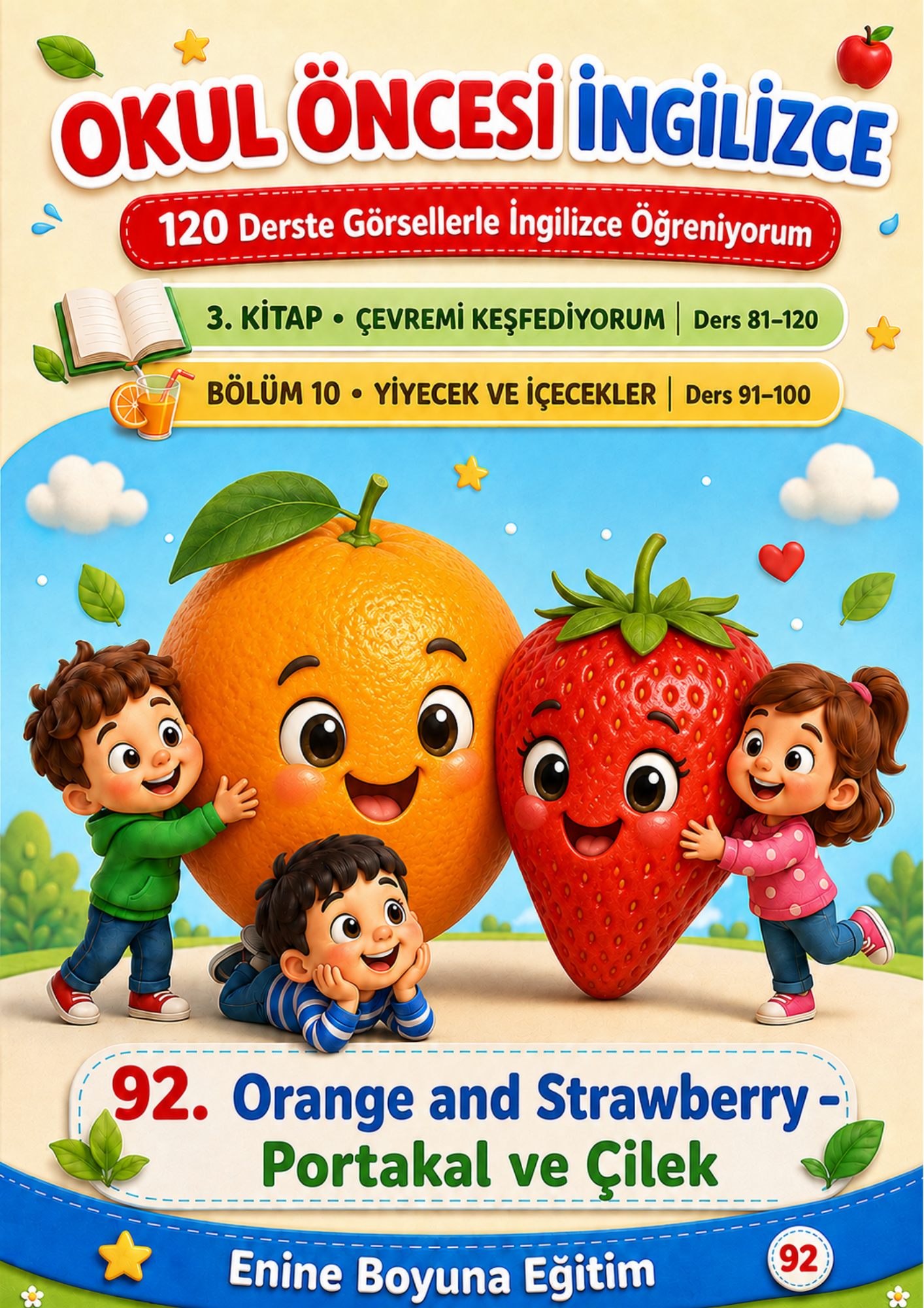 OKUL ÖNCESİ İNGİLİZCE - 140 DERSTE GÖRSELLERLE İNGİLİZCE ÖĞRENİYORUM