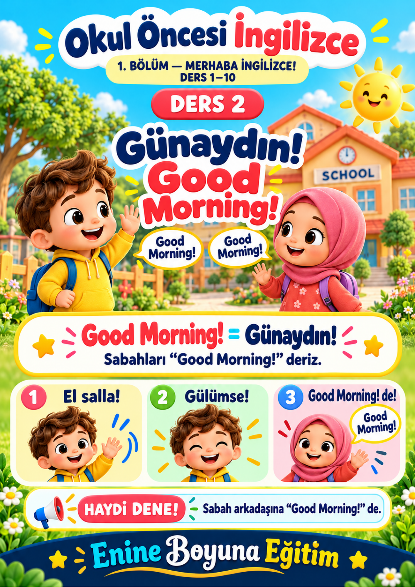 Okul Öncesi İngilizce Eğitim Kitabı 