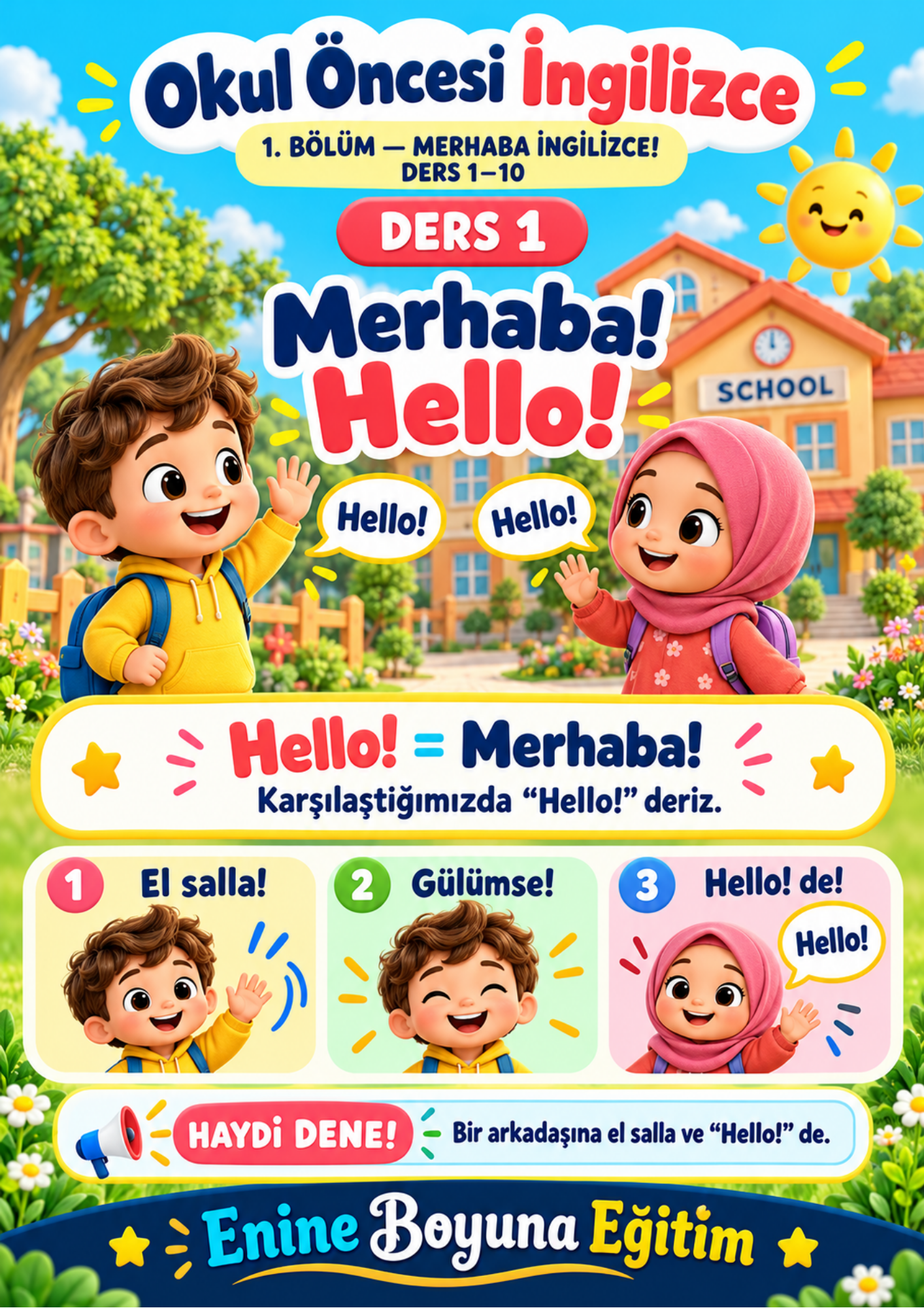 Okul Öncesi İngilizce Eğitim Kitabı 