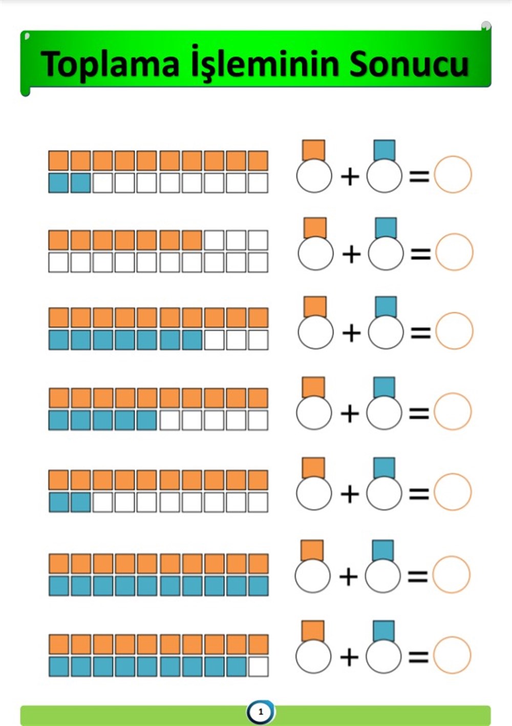 Okul Öncesi Matematik Öğreten Yaz-Sil Kitabı