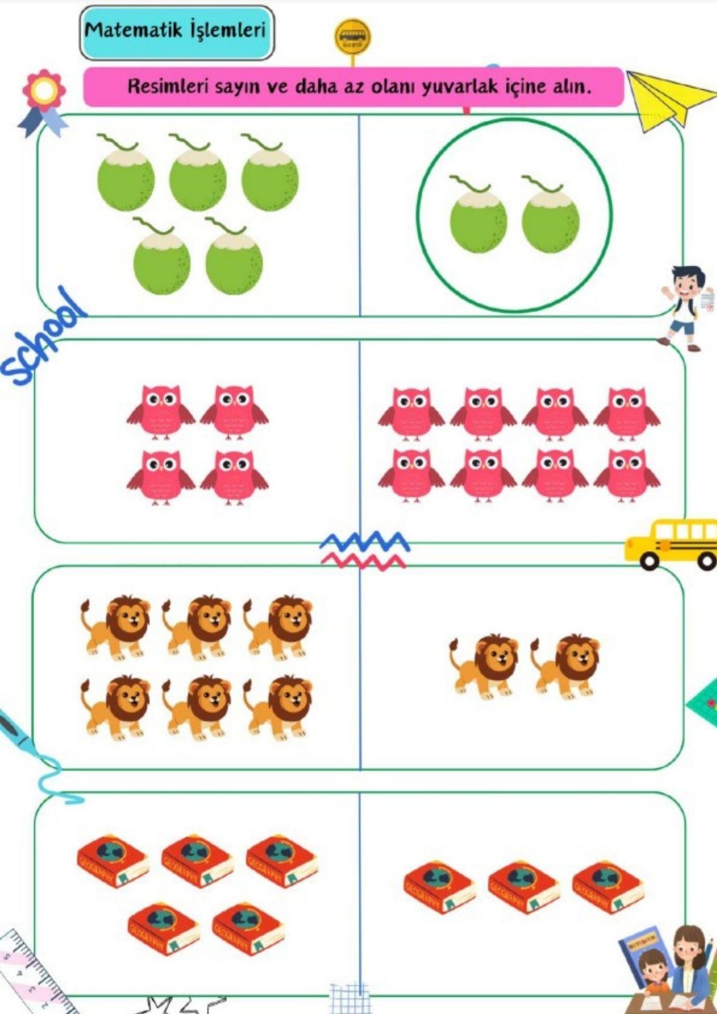 Okul Öncesi Matematik (YAZ-SİL Kitabı)