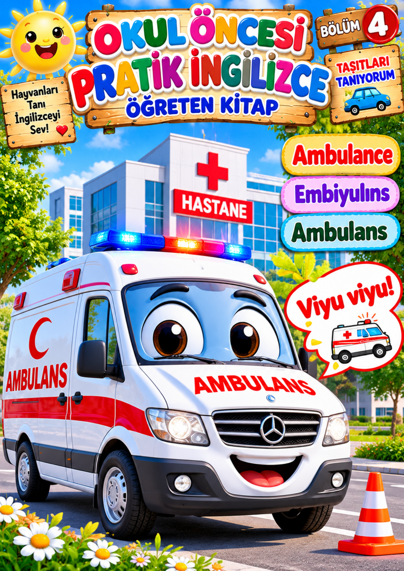 Okul Öncesi Pratik İngilizce Öğreten Kitap 
