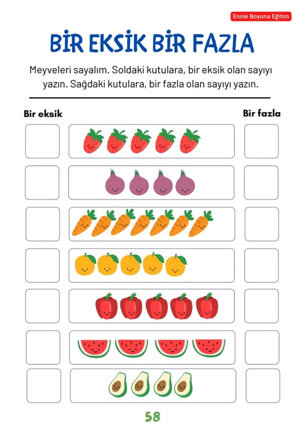 Okul Öncesi Pratik Matematik Kitabı 