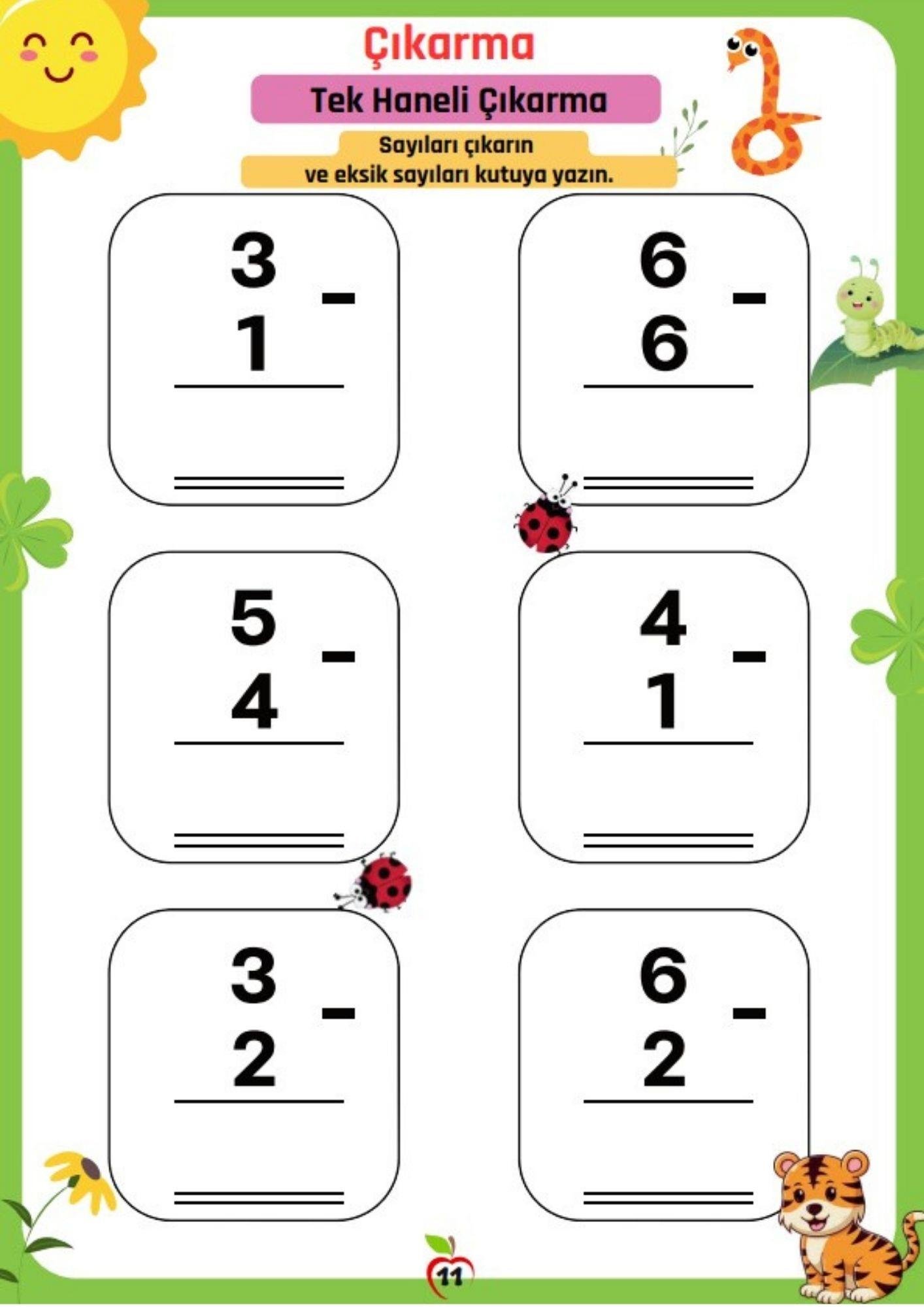Okul Öncesi ve 1. Sınıflar İçin Matematik YAZ-SİL Kitap Seti