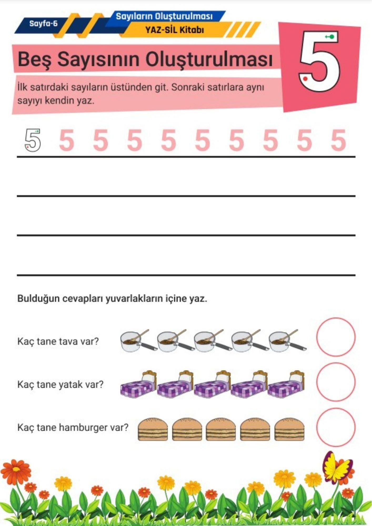 Okul Öncesi ve Birinci Sınıflar Sayıların Oluşturulması 