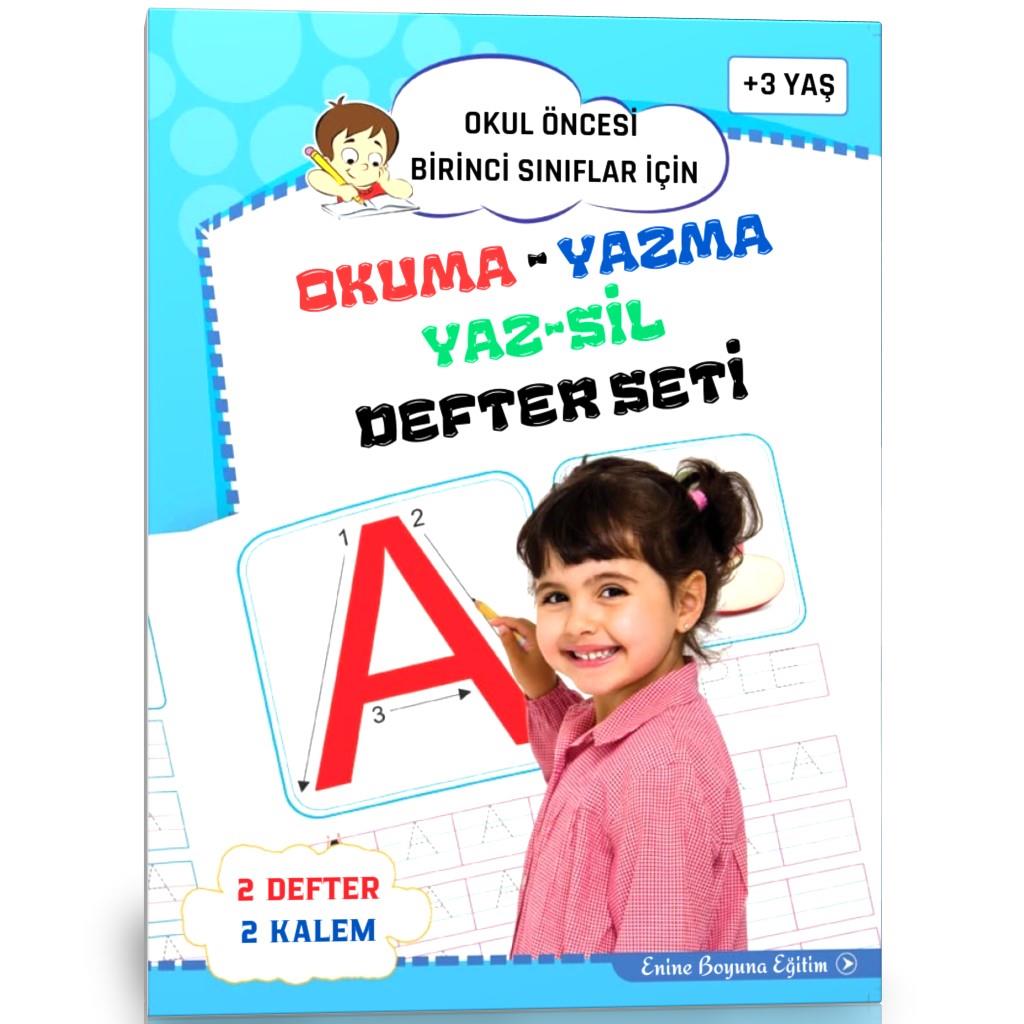 Okuma Yazma YAZ-SİL Defteri (Bitmeyen Defter)