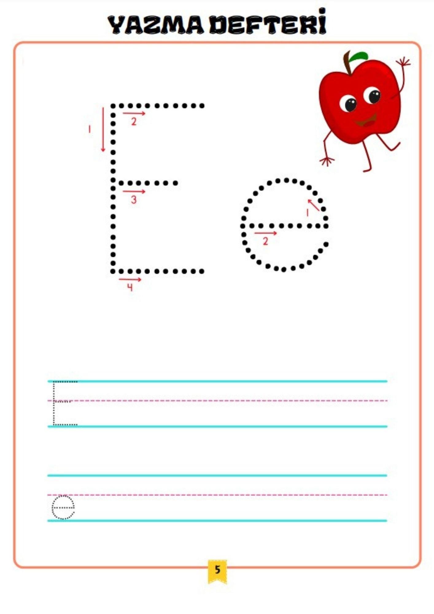 Okuma Yazma YAZ-SİL Defteri (Bitmeyen Defter)
