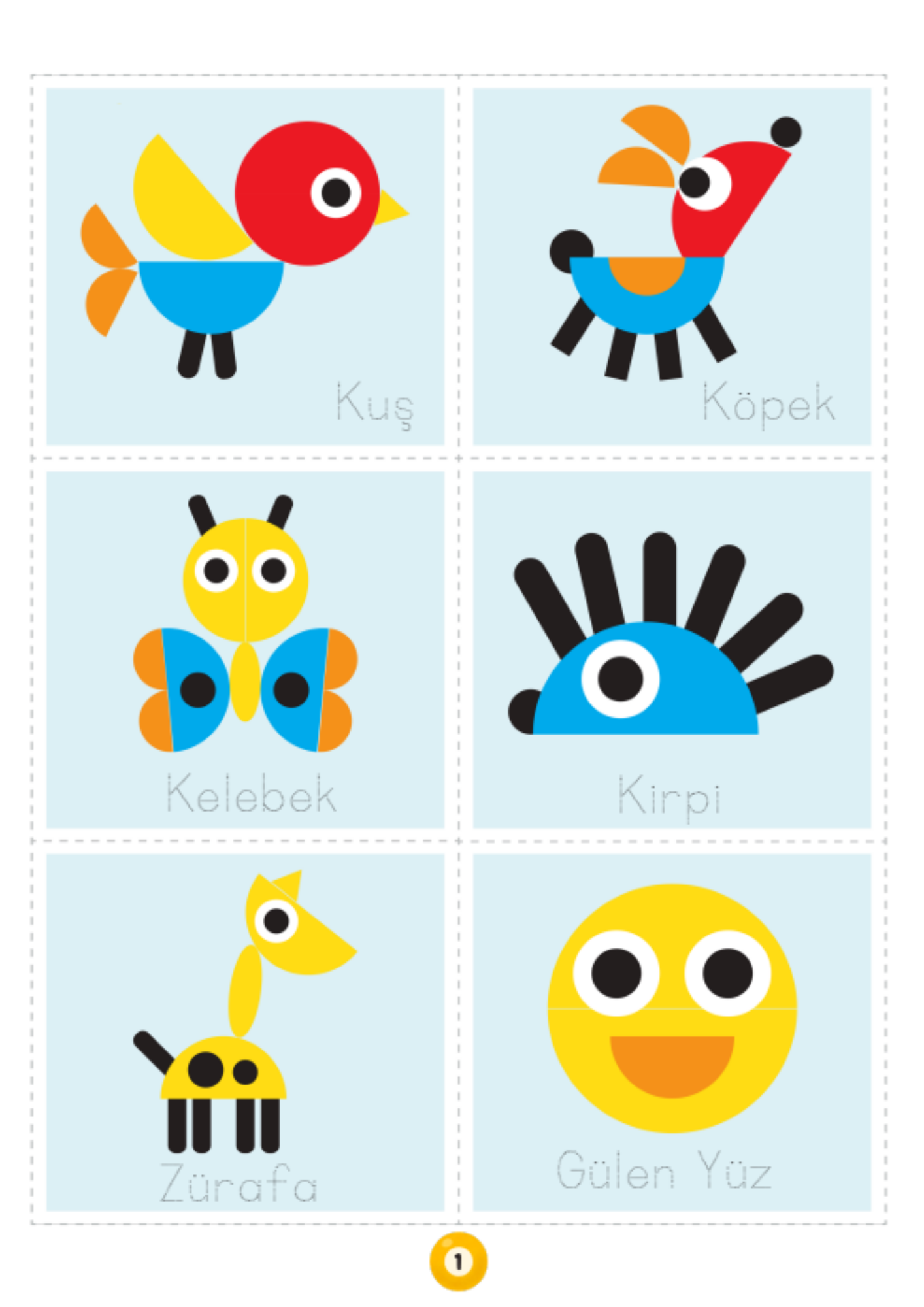 Origami Puzzle Oyun Seti (Laminasyonlu)