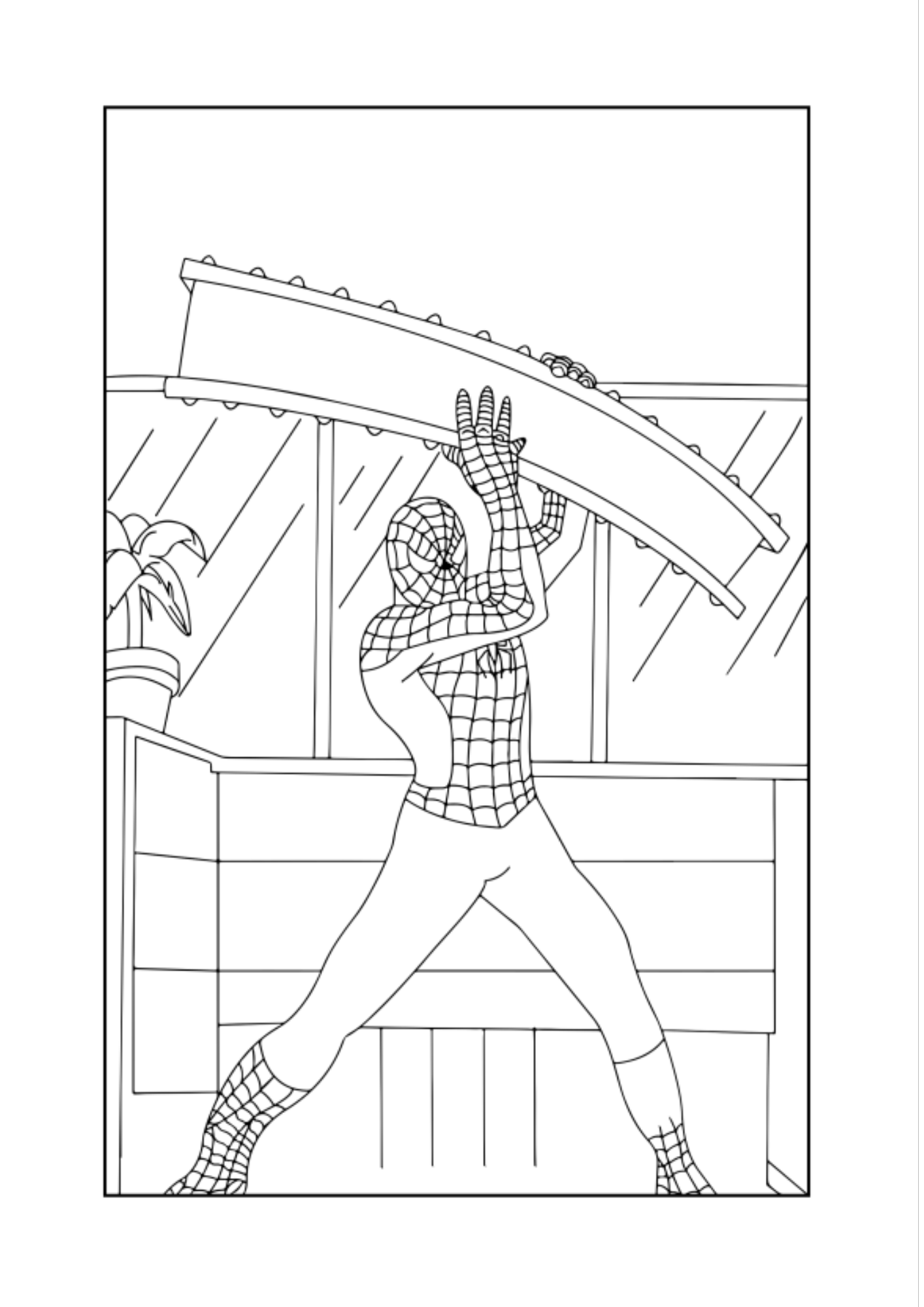 Örümcek ADAM Boyama Kitabı (40 Spiderman Boyama)