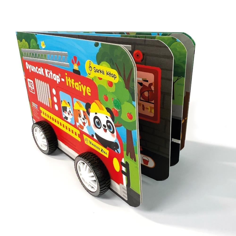 Oyuncak Kitap Seti (2 Kitap – Ambulans & İtfaiye) (Gerçek Tekerlekli)