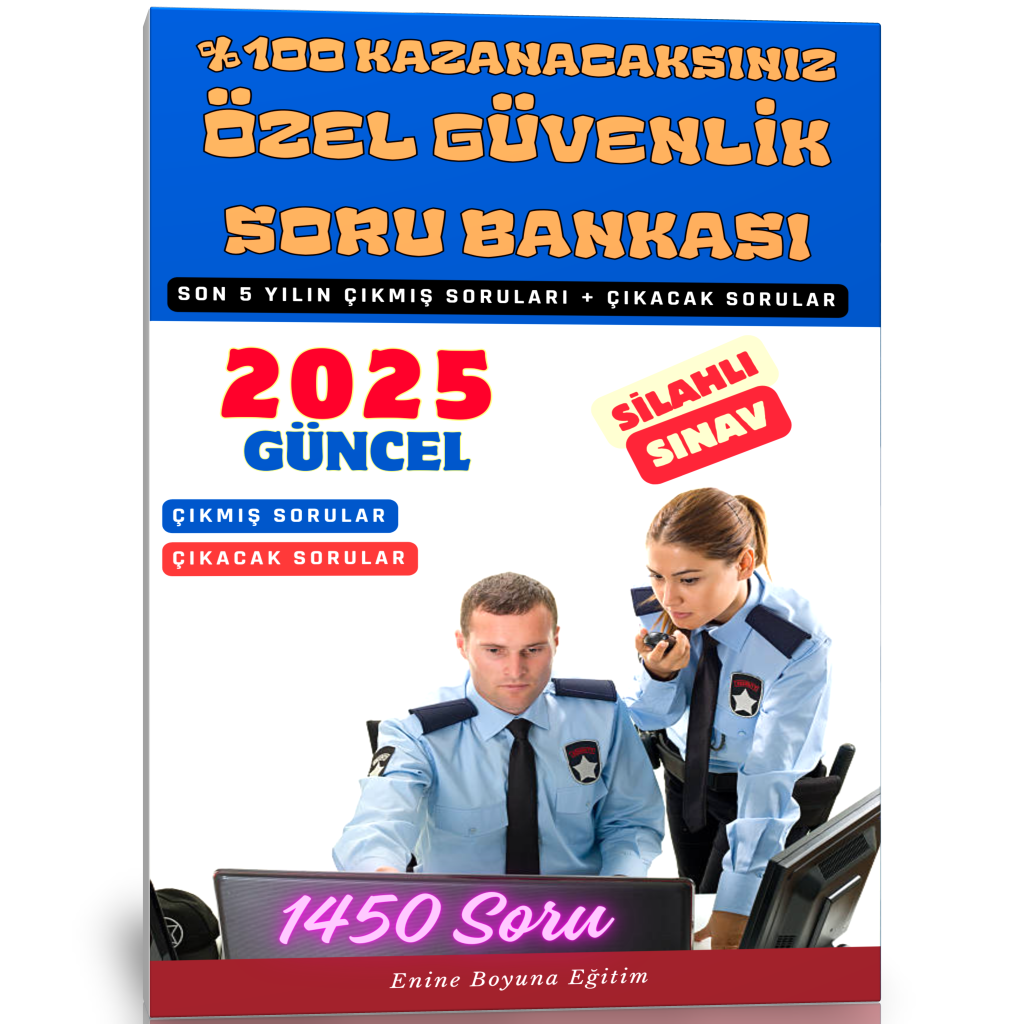 Özel Güvenlik Sınavı Çıkacak Sorular (Silahlı)