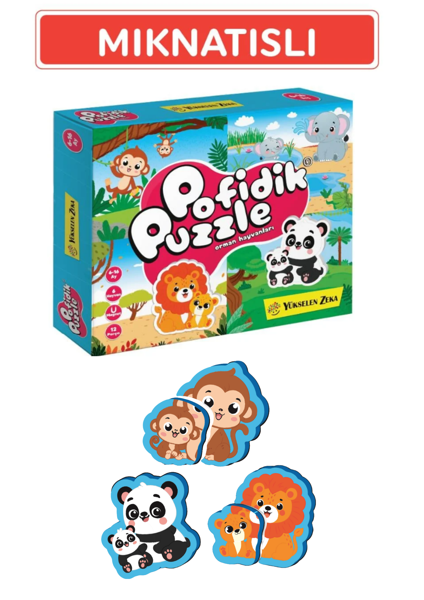 Pofidik Puzzle ve Kitap Seti