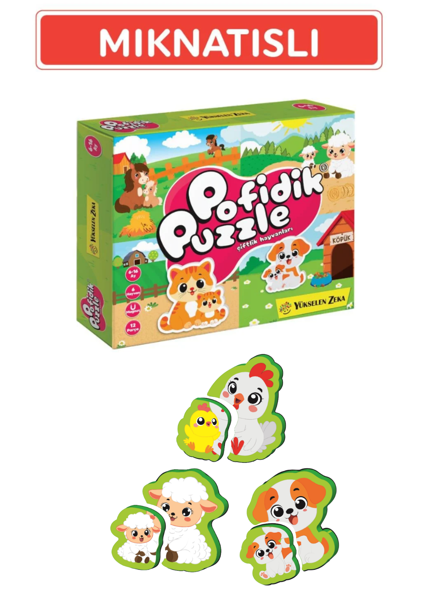 Pofidik Puzzle ve Kitap Seti