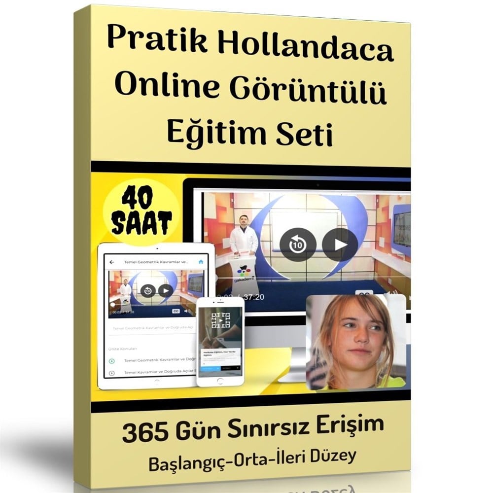 Pratik Hollandaca Online Görüntülü Eğitim Seti