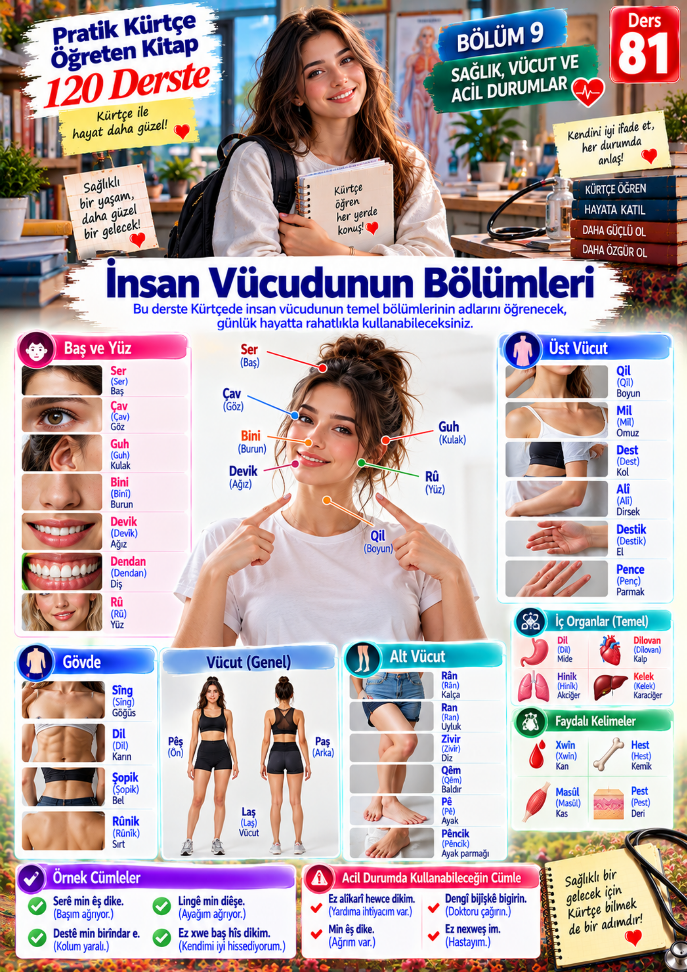 Pratik Kürtçe Öğreten Kitap 