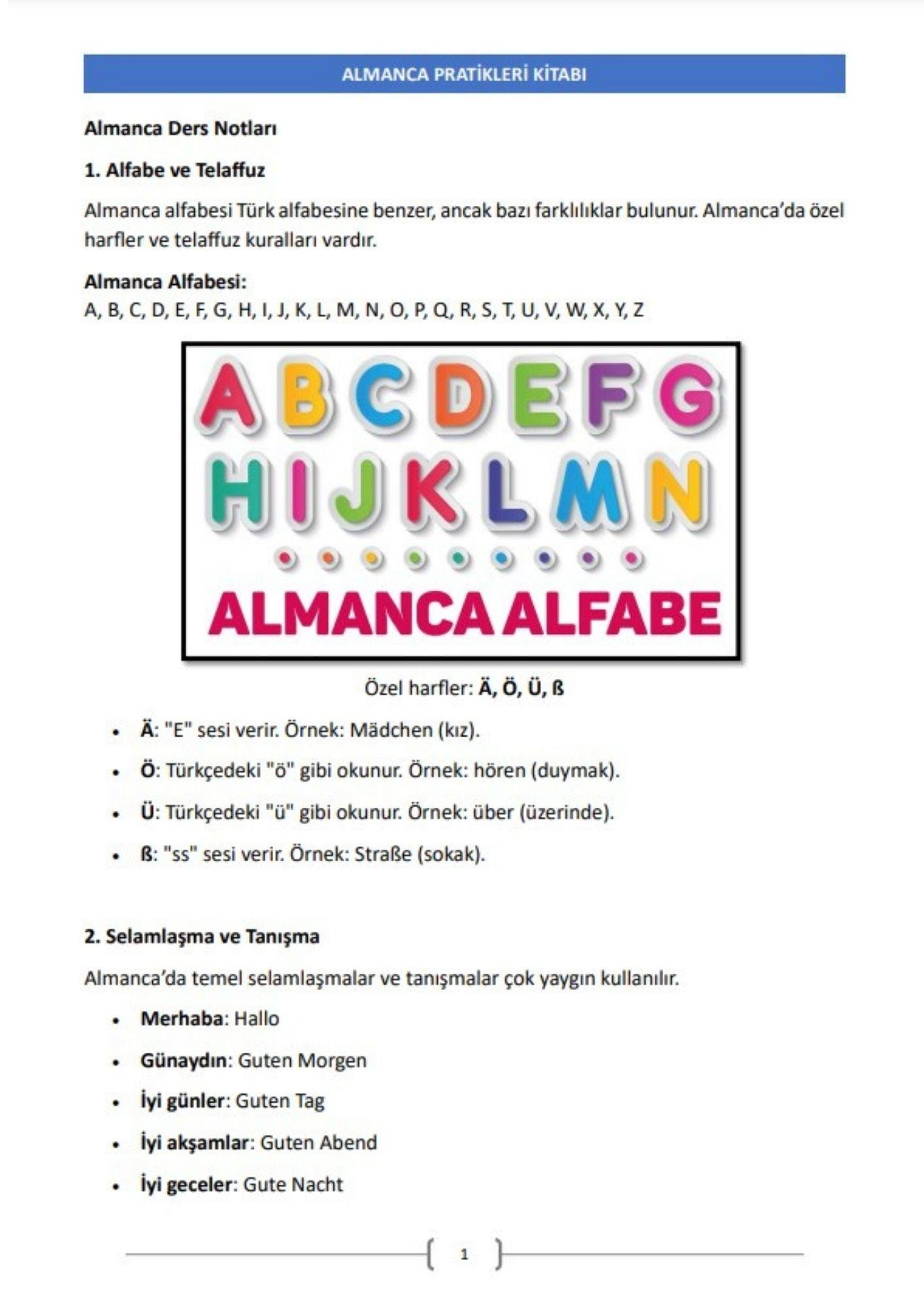 Pratiklerle ALMANCA Öğreten Kitap (RENKSİZ)
