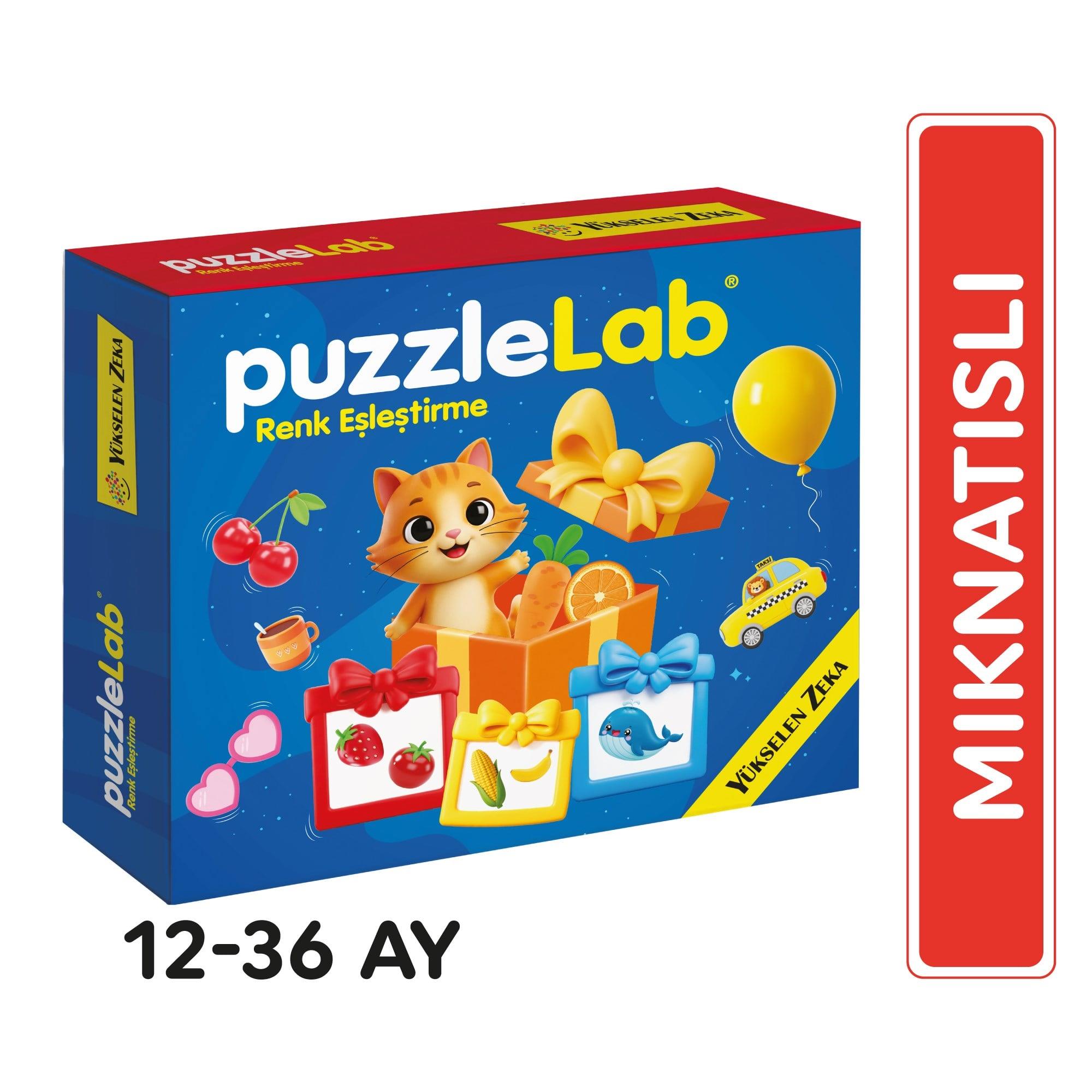 PuzzleLab – İlk Renk Eşleştirme Oyunu (12-36 Ay)