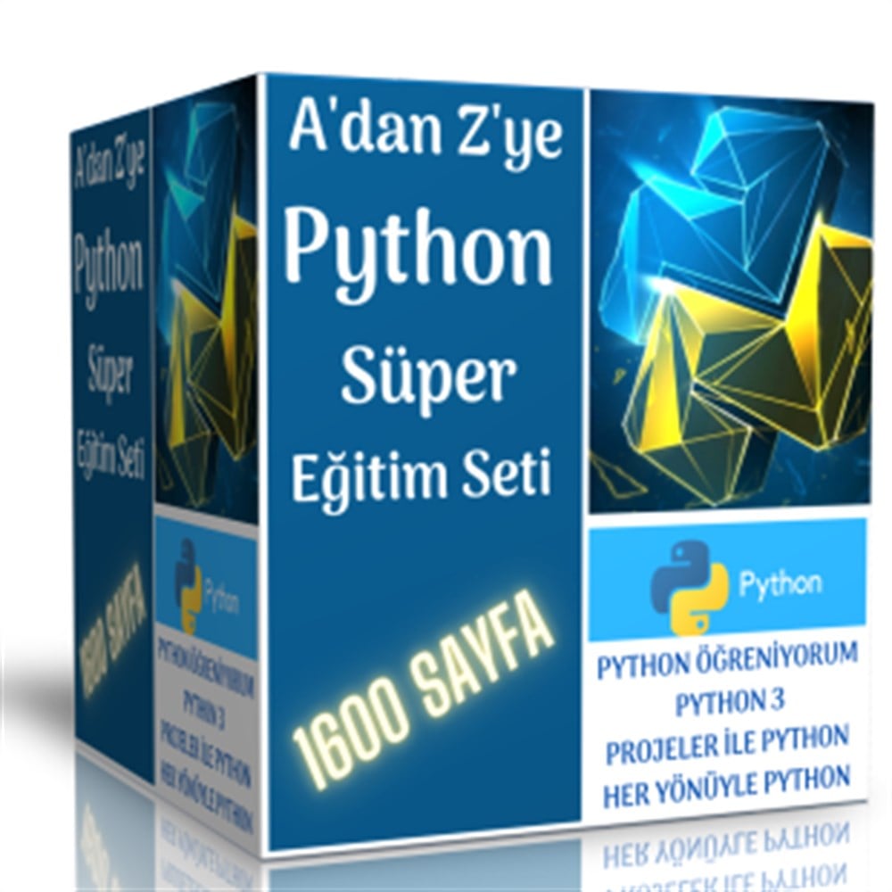 Python Öğreten Süper Eğitim Seti (4 Süper Kitap)