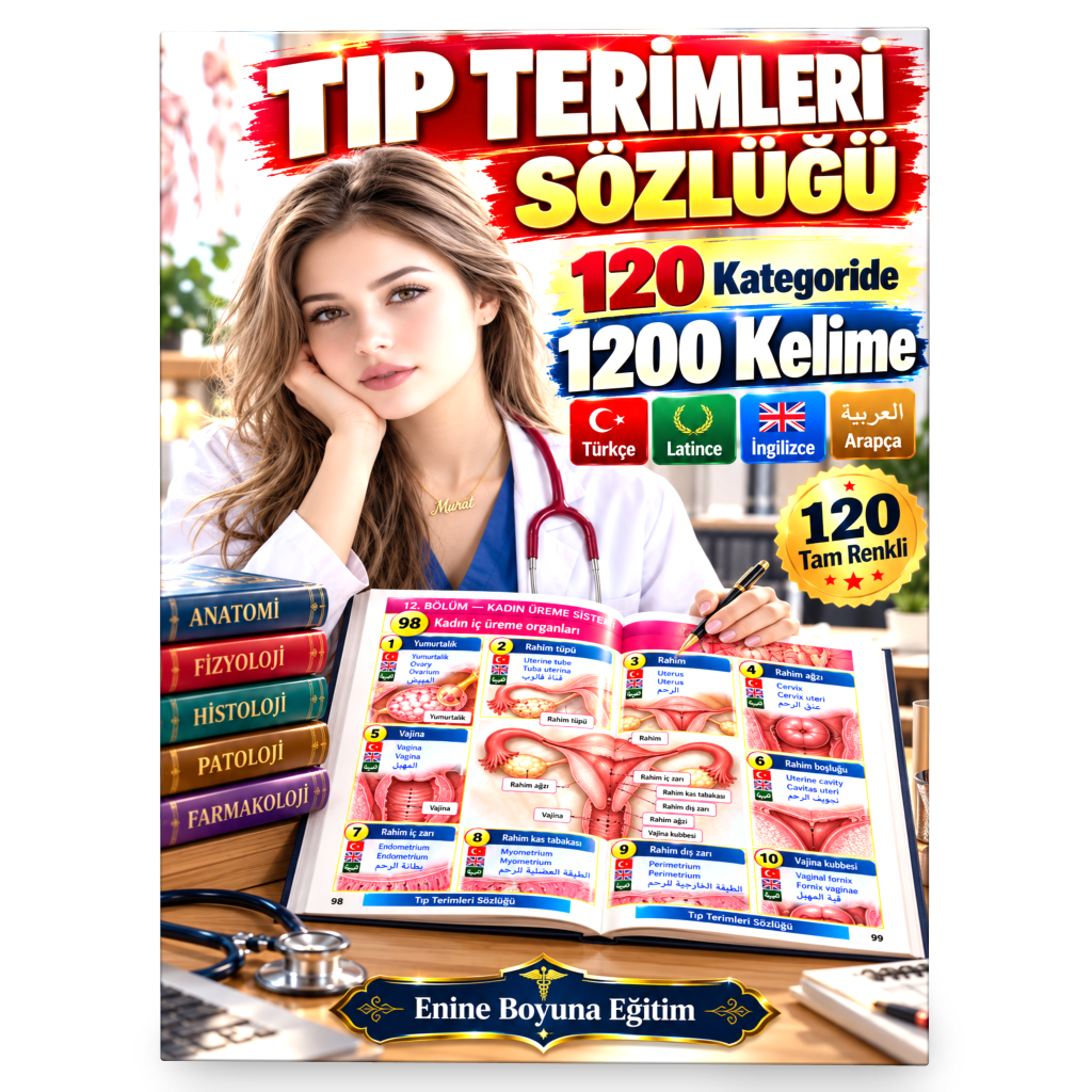 Resimli Tıp Terimleri Sözlüğü – 120 Kategoride 1200 Kelime
