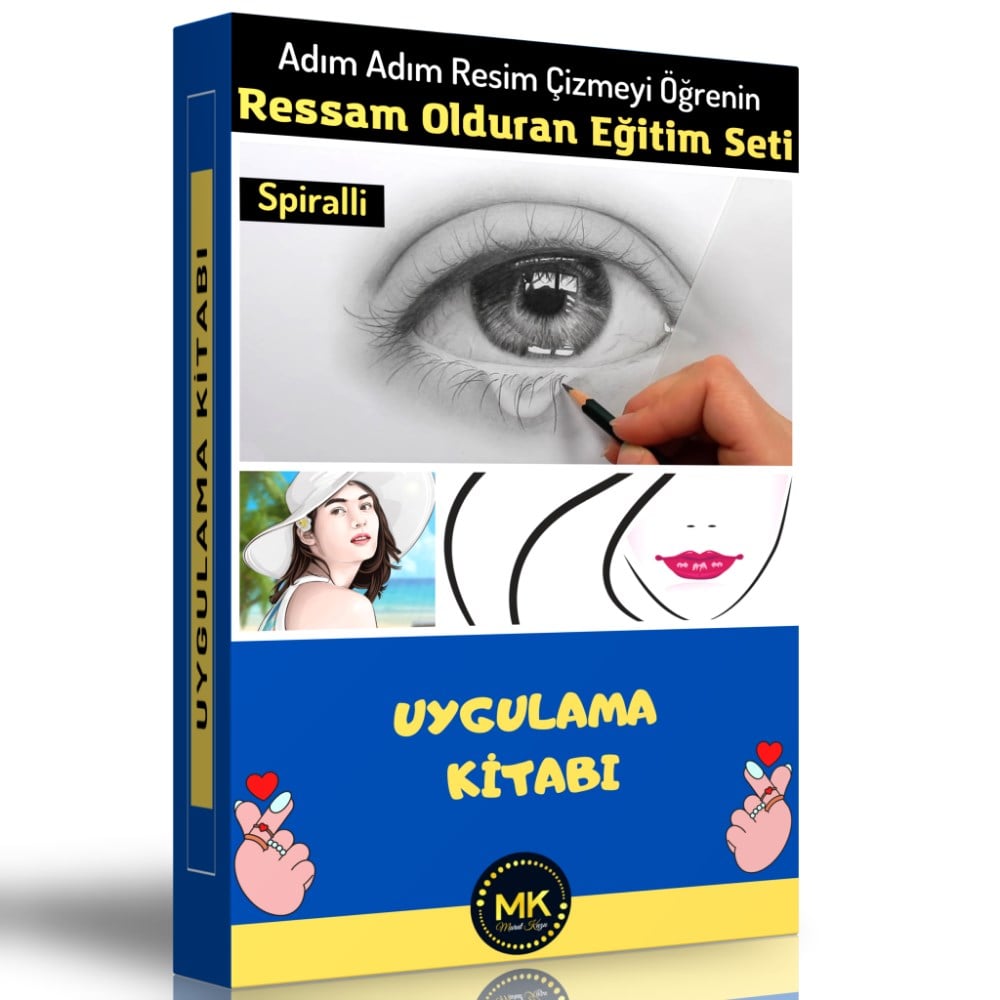 Ressam Olduran Eğitim Seti (2 Kitap ve Çizim Defteri)