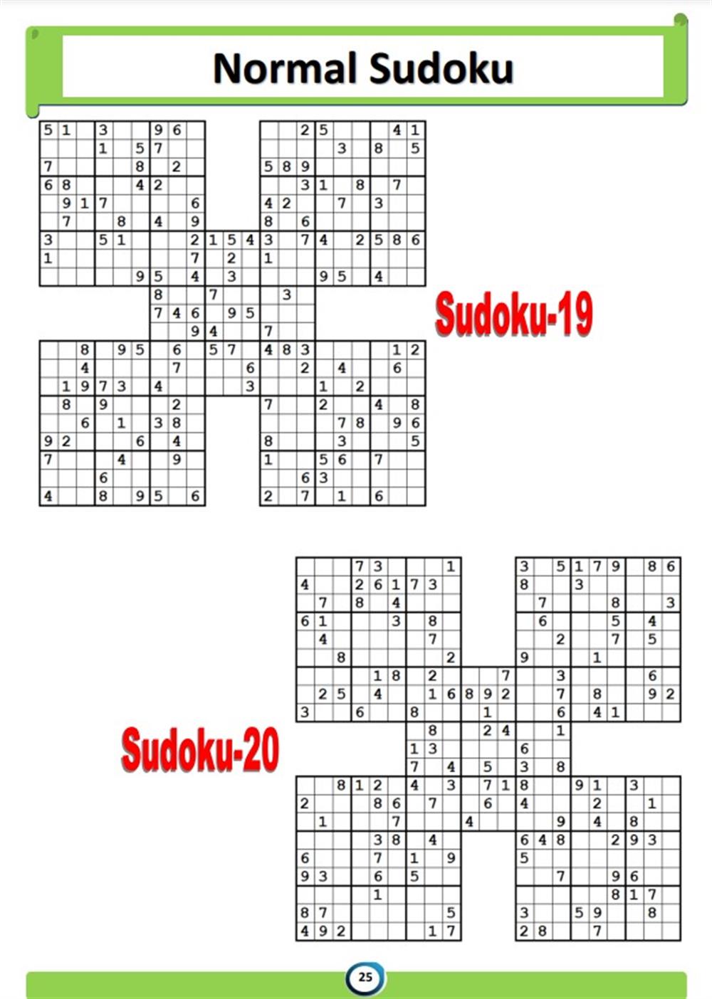 Samurai Sudoku Kitap Seti (2 Fasikül)