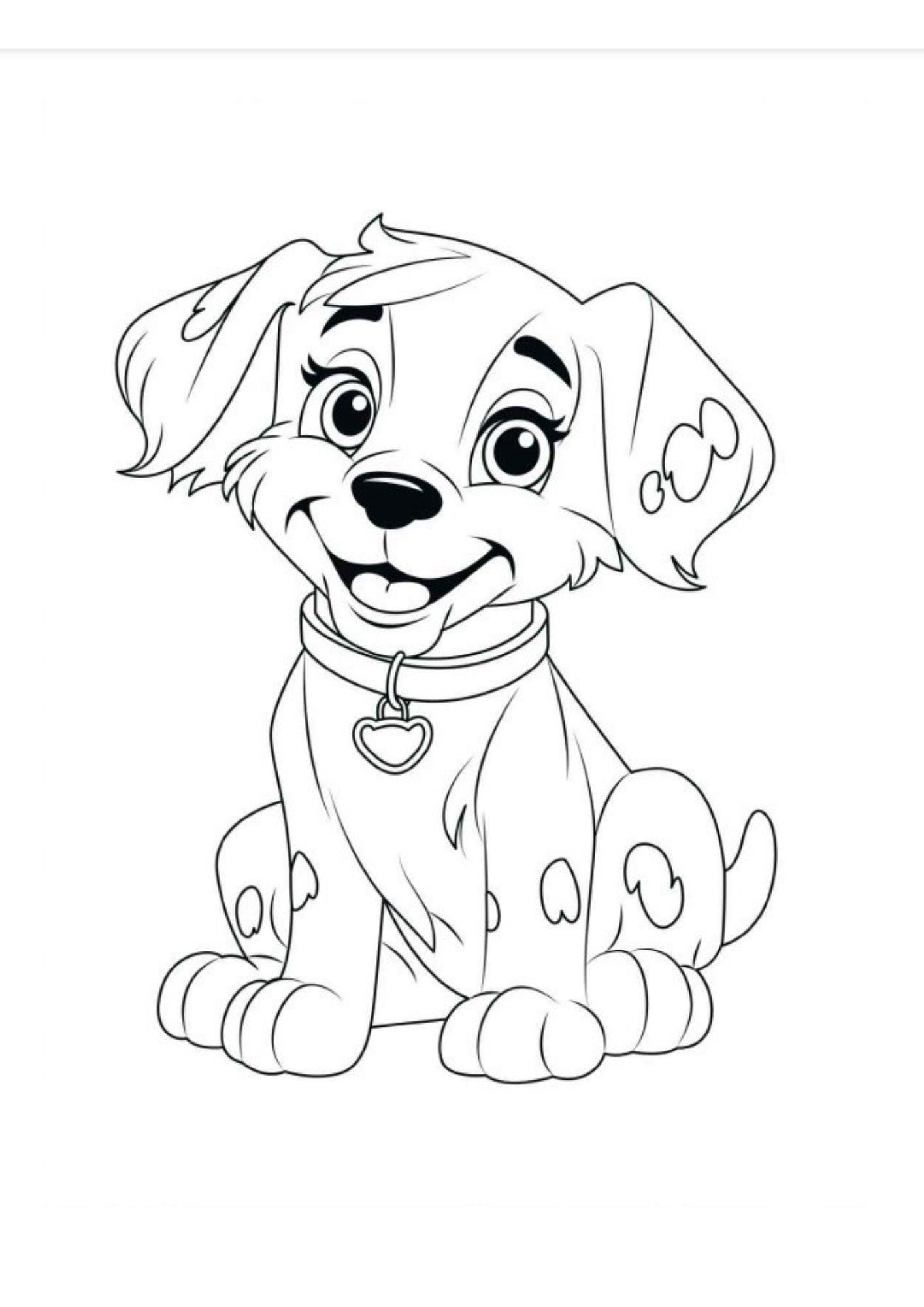 Sevimli Köpek Boyama Kitabı (Laminasyonlu Örnek Boyamalar)