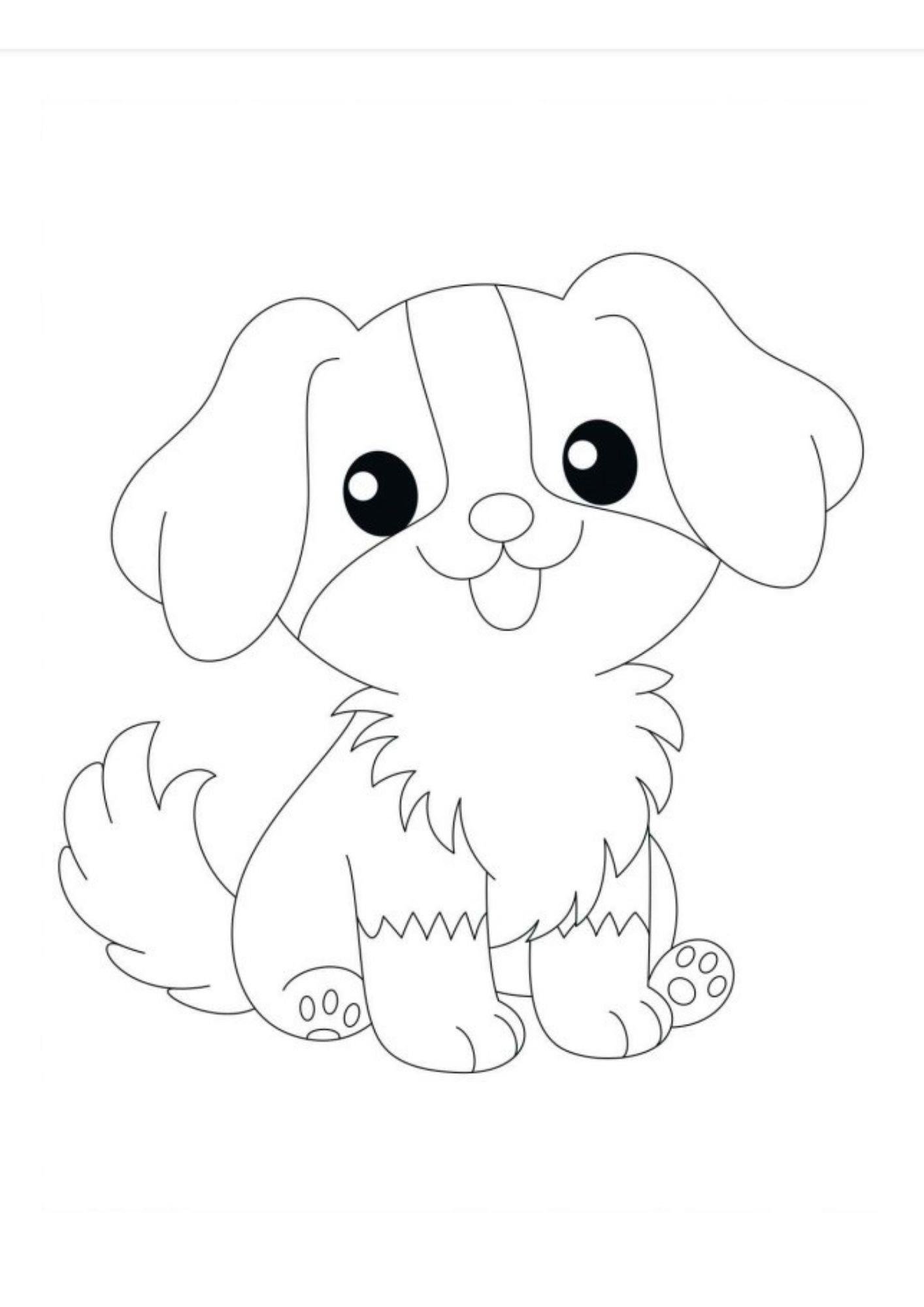 Sevimli Köpek Boyama Kitabı (Laminasyonlu Örnek Boyamalar)